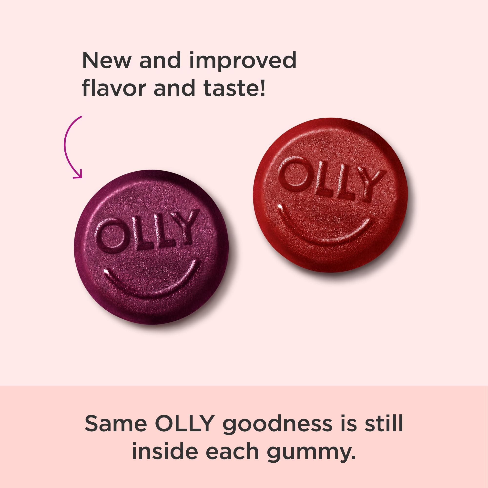 OLLY Women's Multivitamin Gummy, Vitamins A, D, C, E, Biotin, Folic Acid, Adult Chewable Vitamin, Berry Flavor, 45 Day Supply - 90 Count - Image 2