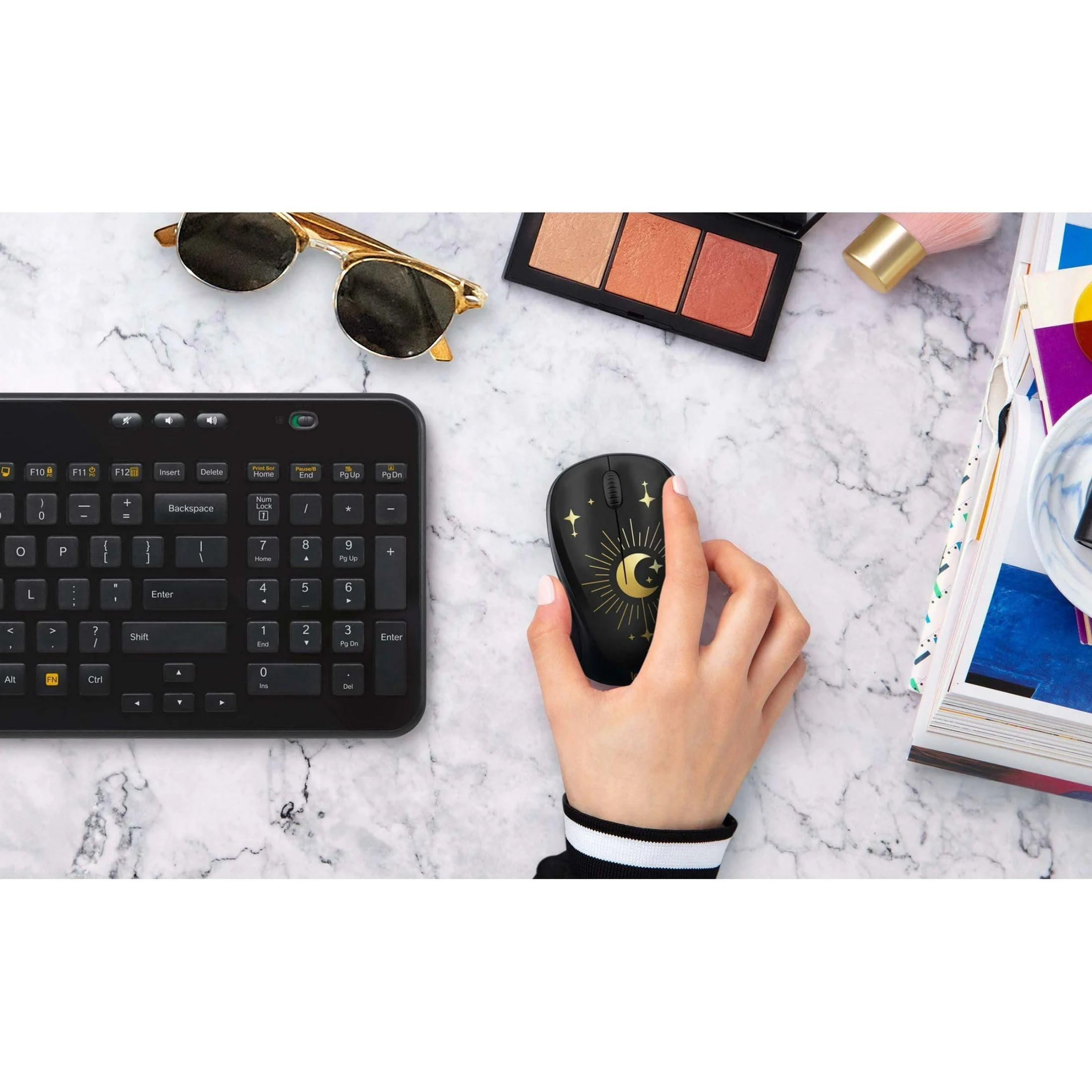 Logitech Magic Night Compact Wireless Mouse - 2.4 GHz with USB Unifying Receiver & Precision Optical Tracking - Image 4