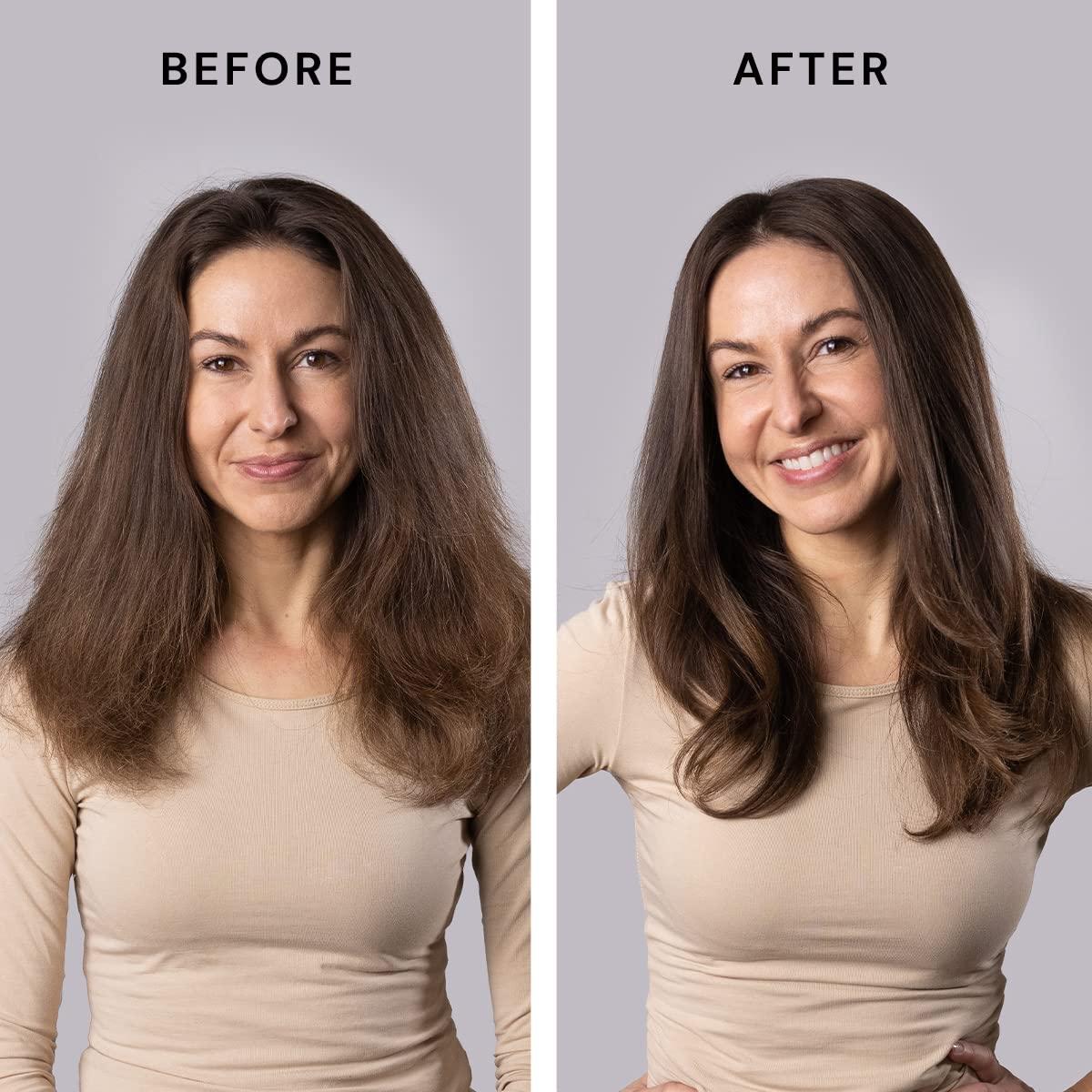 L'ANGE HAIR Le Volume Blow Dryer Brush, 2-in-1, Hot Air Brush, Oval Barrel, Hair Styler, Titanium, All Hair Types, Smooth, Frizz-Free, Blush, 60mm - Image 3