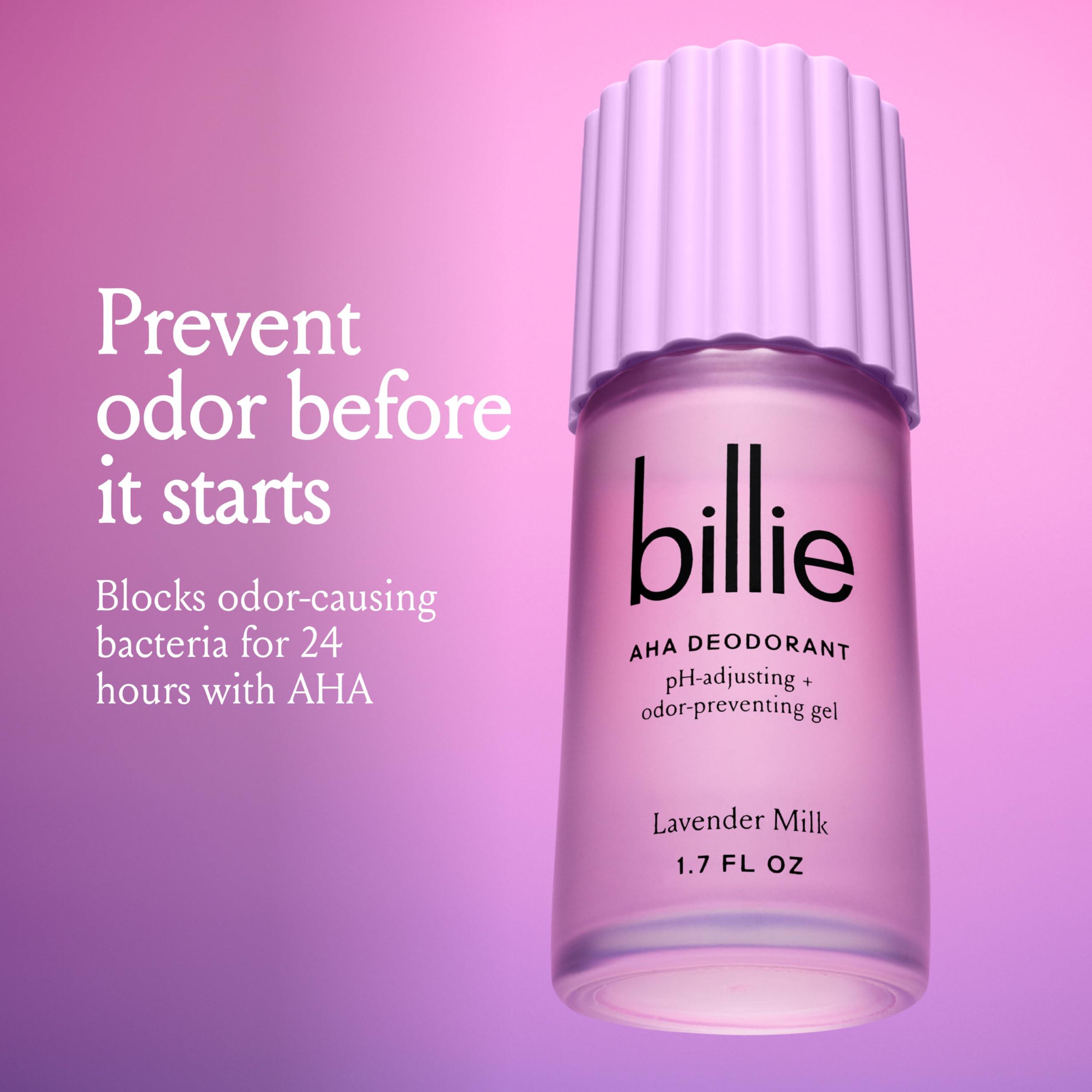 Billie AHA Deodorant 24-hour Odor-Preventing Gel, Aluminum-Free, Lavender Milk, 1.7oz - Image 2