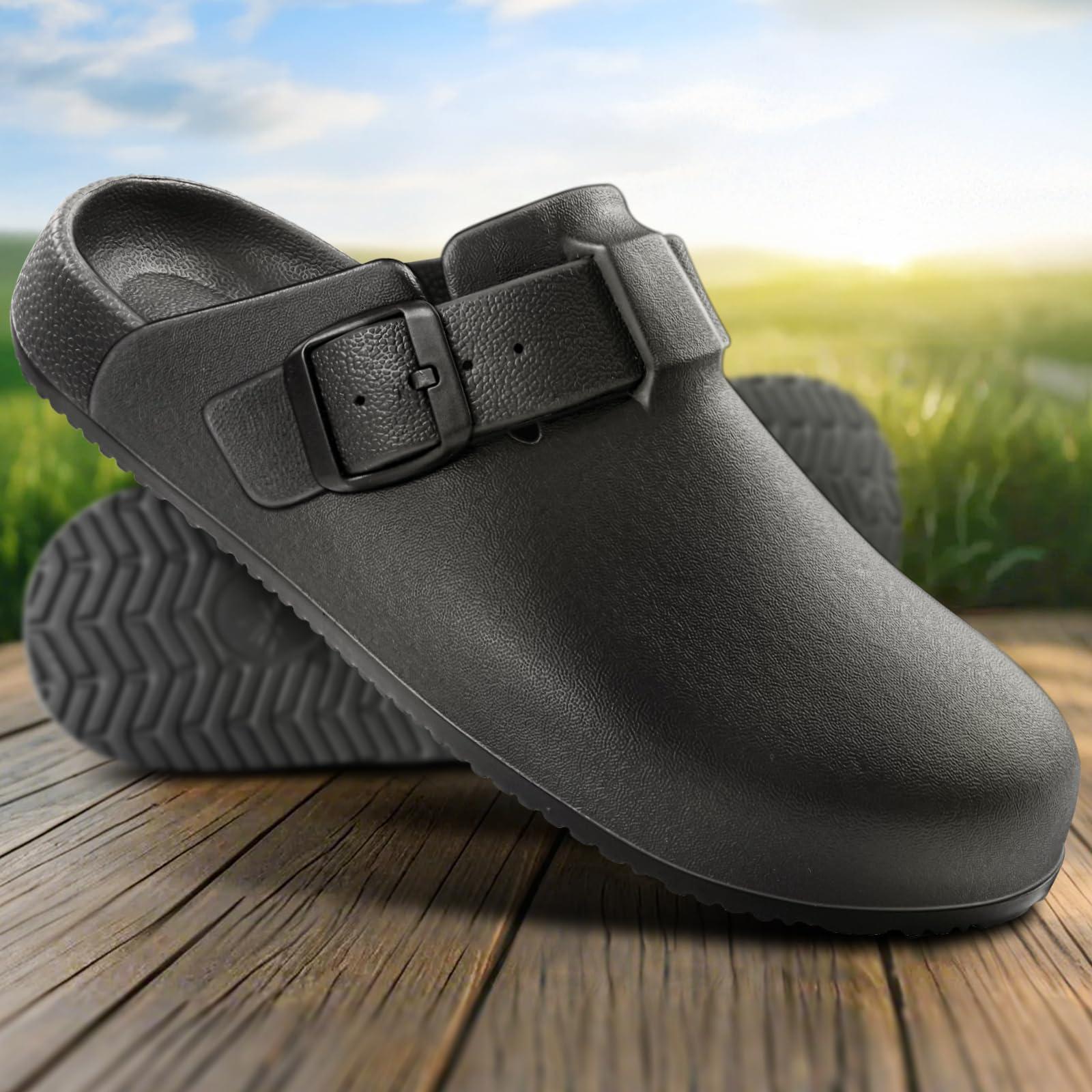 Bigant Womens Clogs,Mercy Mules for Womens Nurse Shoes-Slip on Garden Work Shoes - Image 3