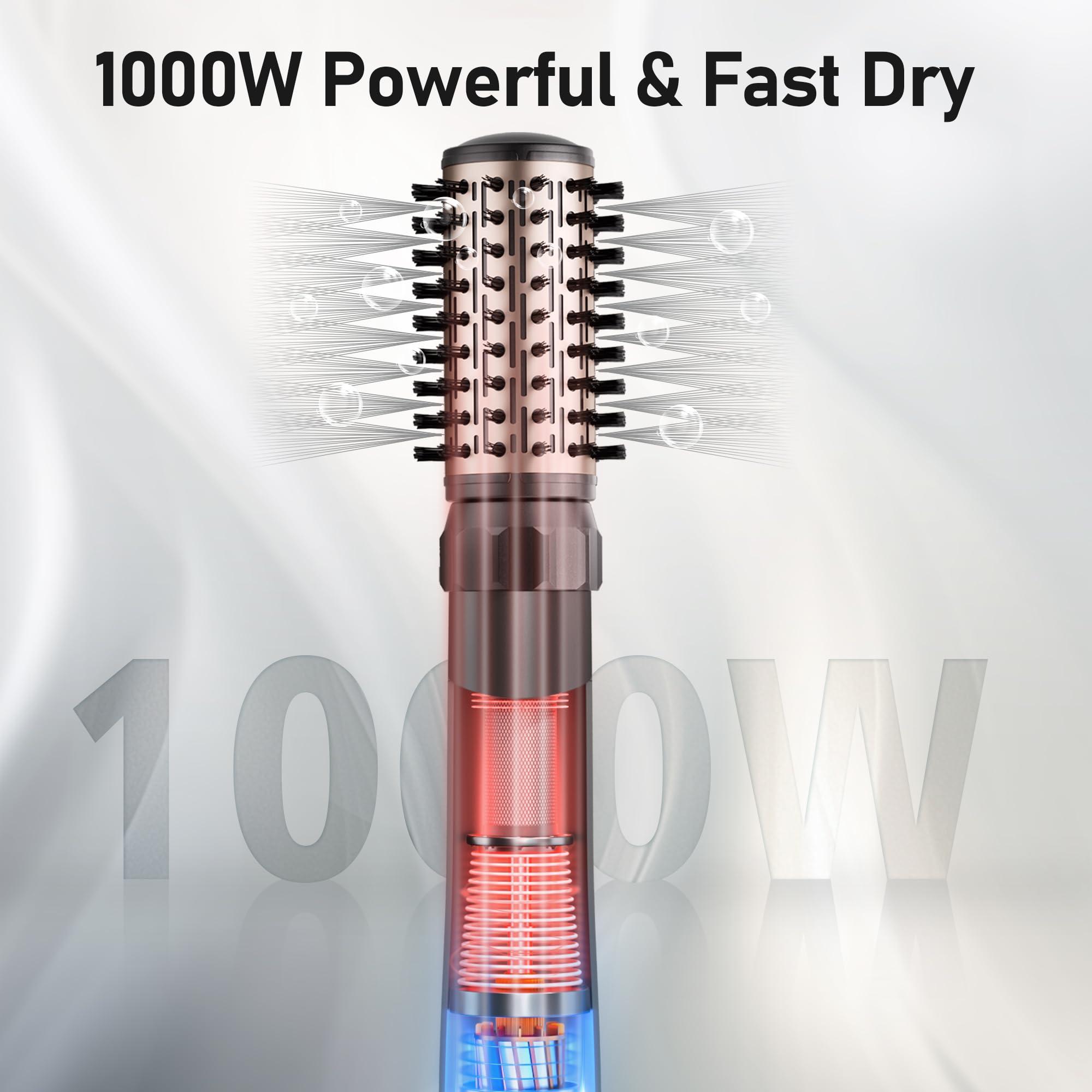 Beautimeter Hair Dryer Brush, Spinning Blow Dryer Brush for Smooth Blowouts, 3-in-1 Rotating Hot Air Brush Styler for Various Hair Styles - Image 5