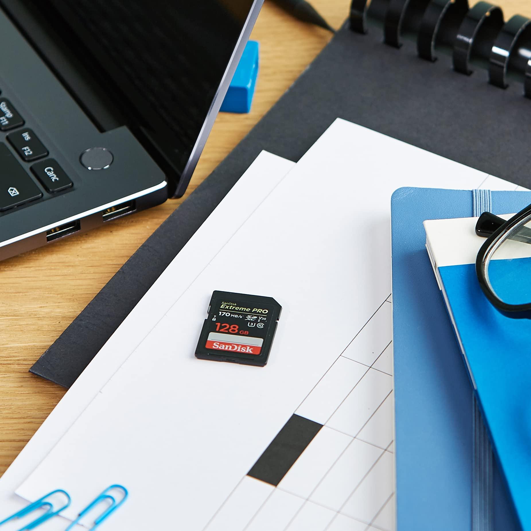 [Older Version] SanDisk 128GB Extreme PRO SDXC UHS-I Card - C10, U3, V30, 4K UHD, SD Card - SDSDXXY-128G-GN4IN - Image 2