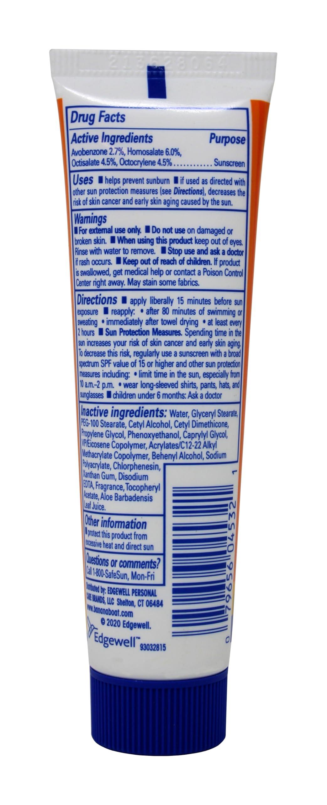 Banana Boat Sport Performance Sunscreen Lotion 30 SPF 1 oz (Pack of 3) - Image 3