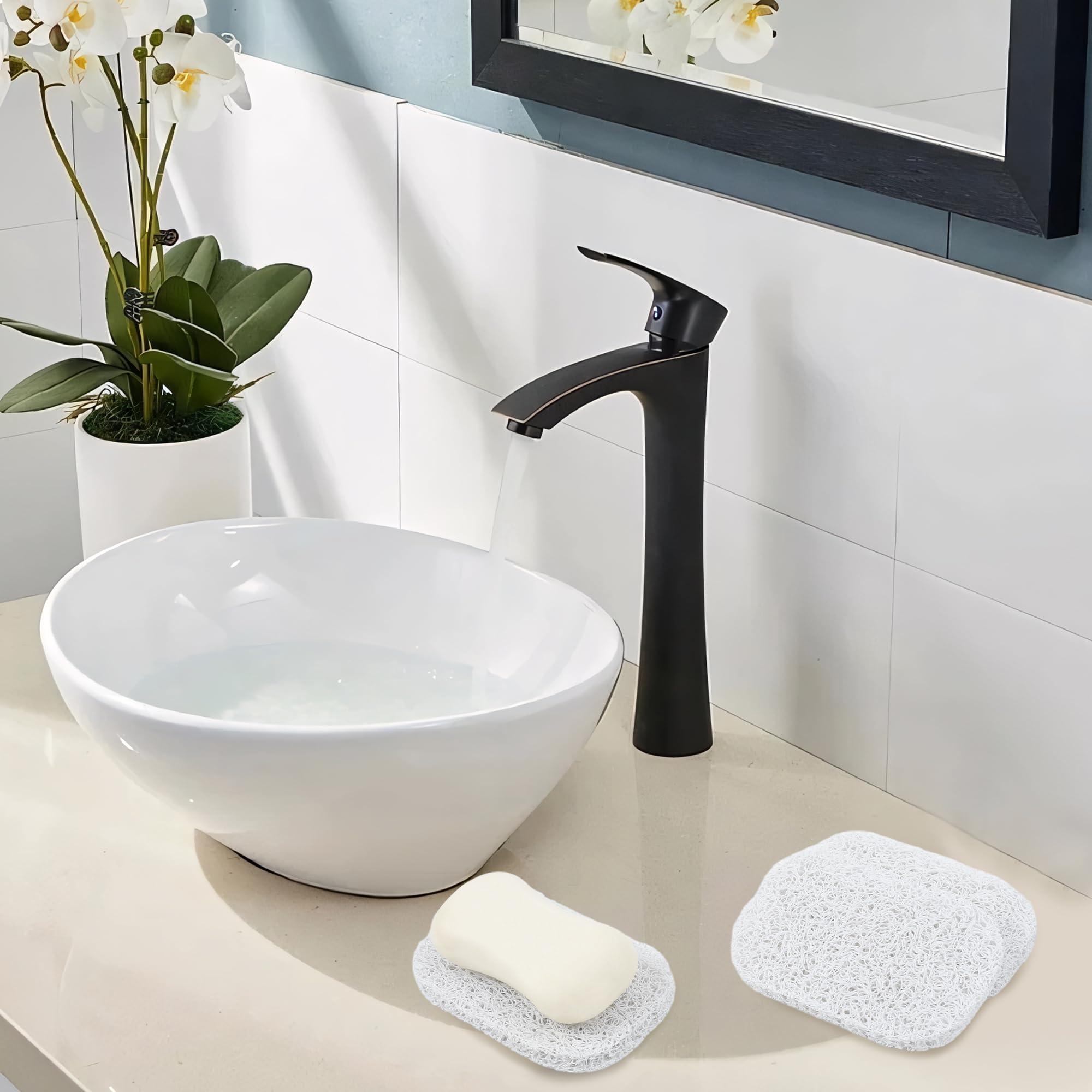 Soap Holder Pad,4PCS White BPA-Free Soap Savers Pads for Soap Dish,Easy to Clean Soap Lifting Pads Suitable for Shower Kitchen Bathroom Bathroom Travel Hotel Cleaning Products - Image 7