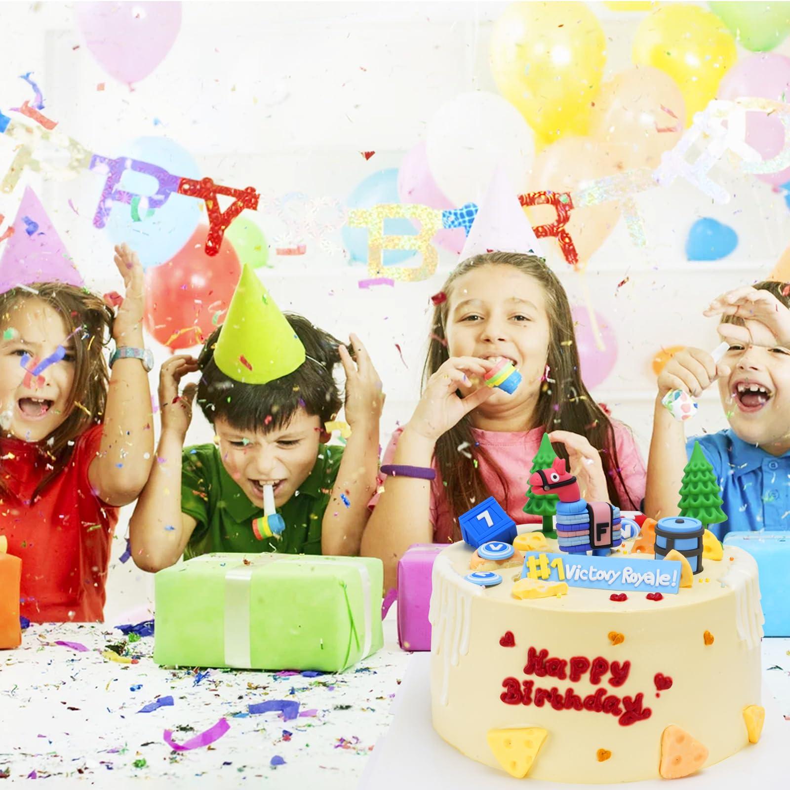 Battle Royale Video Game Cake Toppers - 11 Piece Set for Themed Birthdays - Enhanced Party Decorations - Image 7