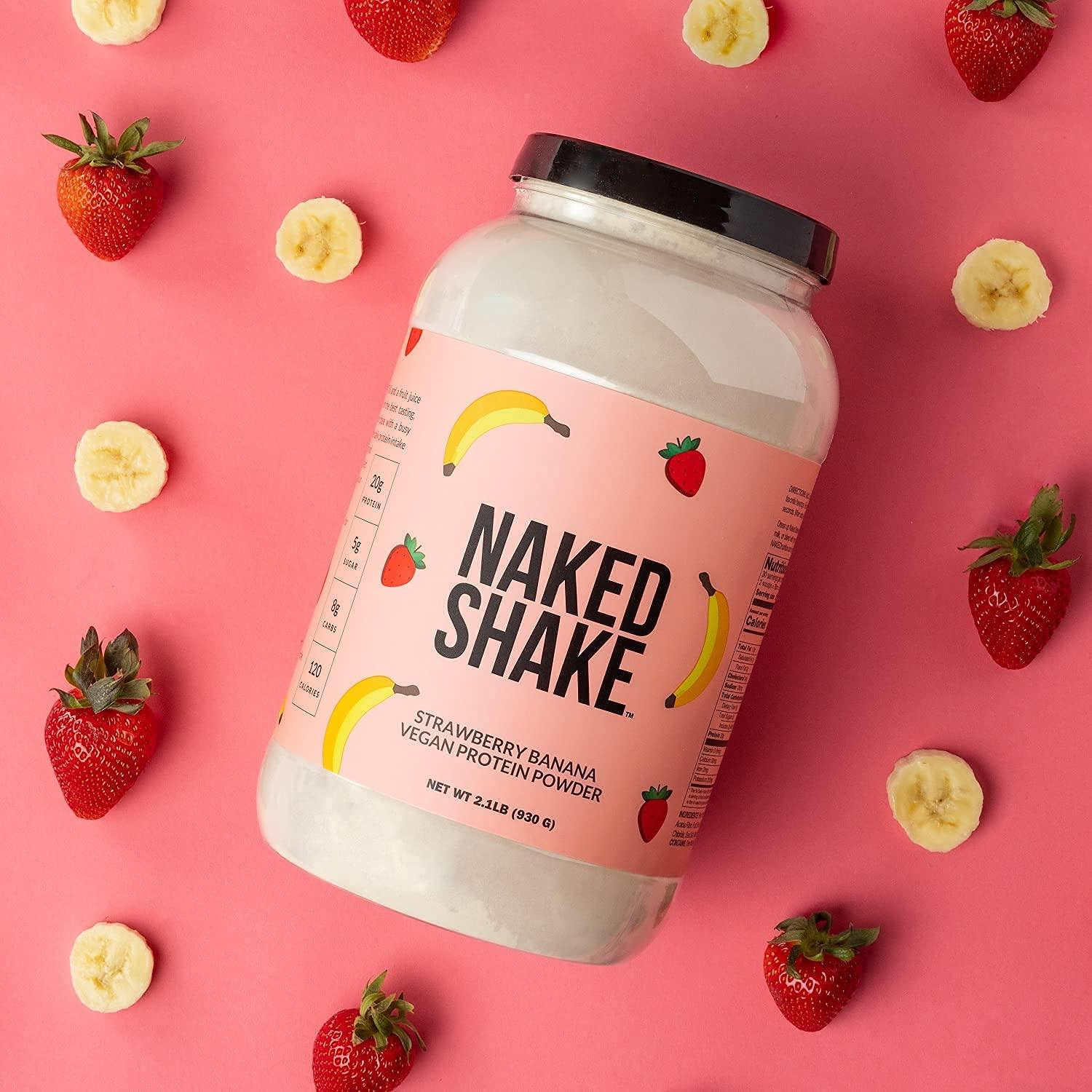 Naked Shake - Vegan Protein Powder, Strawberry Banana - Flavored Plant Based Protein With Mct Oil, Gluten-Free, Soy-Free, No Gmos Or Artificial Sweeteners - 30 Servings - Image 7