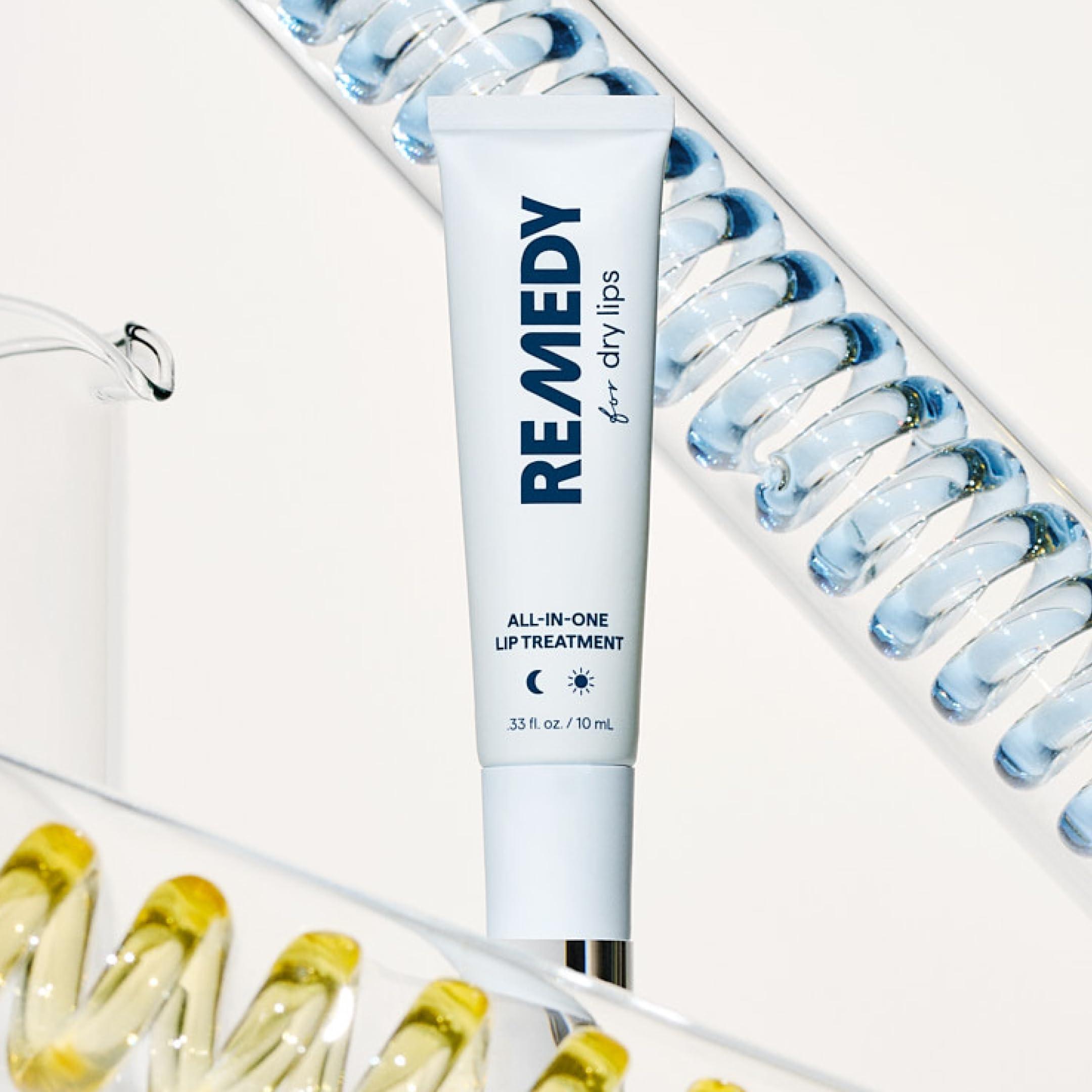 Remedy for Dry Lips - Hydrating and Healing Lip Balm Ointment with Ceramides, Peptides, and Dimethicone - Repairs Dry, Cracked Lips - By Dermatologist Dr. Shah - Image 4