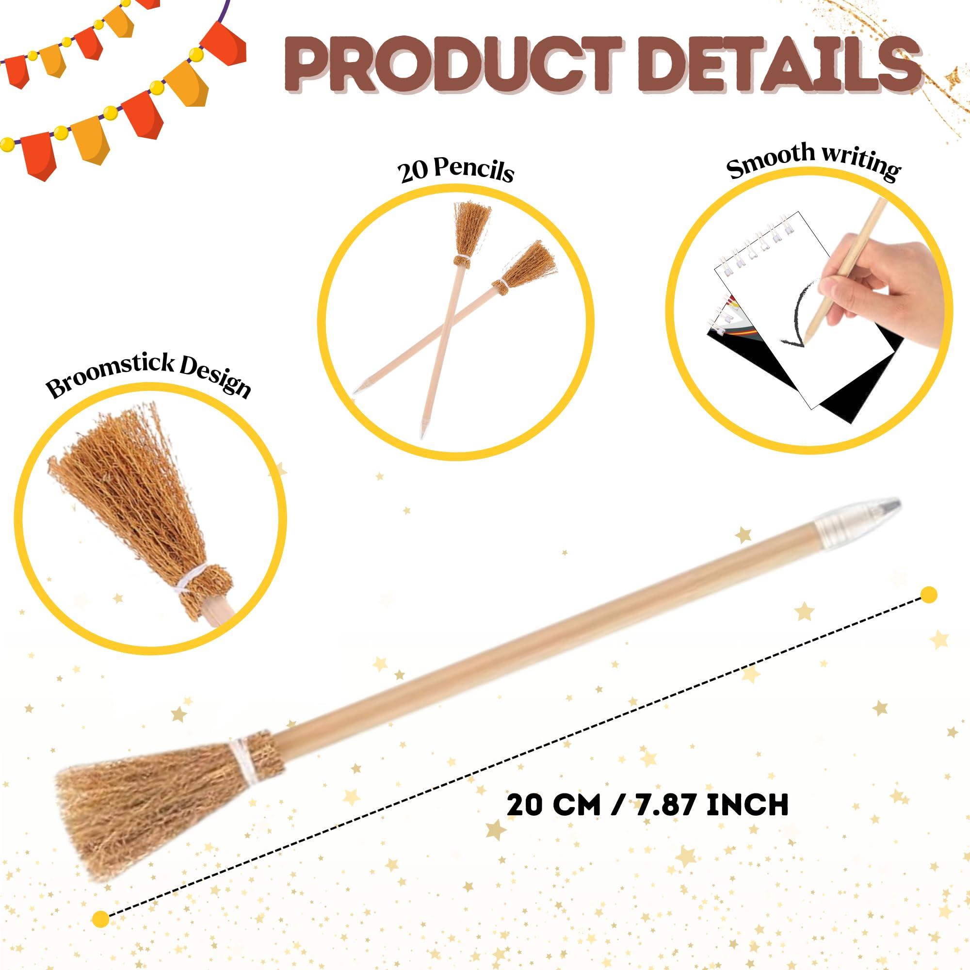Echoglimmer 40 PCS Wizard Harry Party Favors | Birthday Party Decorations | Harry Party Supplies 20 Wizard Pencils & 20 Harry Party Notepads | Harry Party Favors | Party Décor | Birthday Games - Image 4