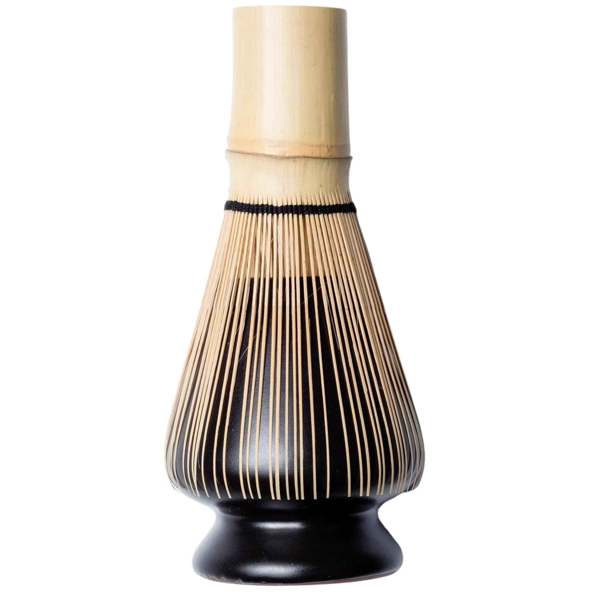 Dr. Weil Matcha Kari - Lite Matcha Tea Set - Black - Whisk with Holder, Scoop, Sifter, and Ceramic Bowl - Image 5