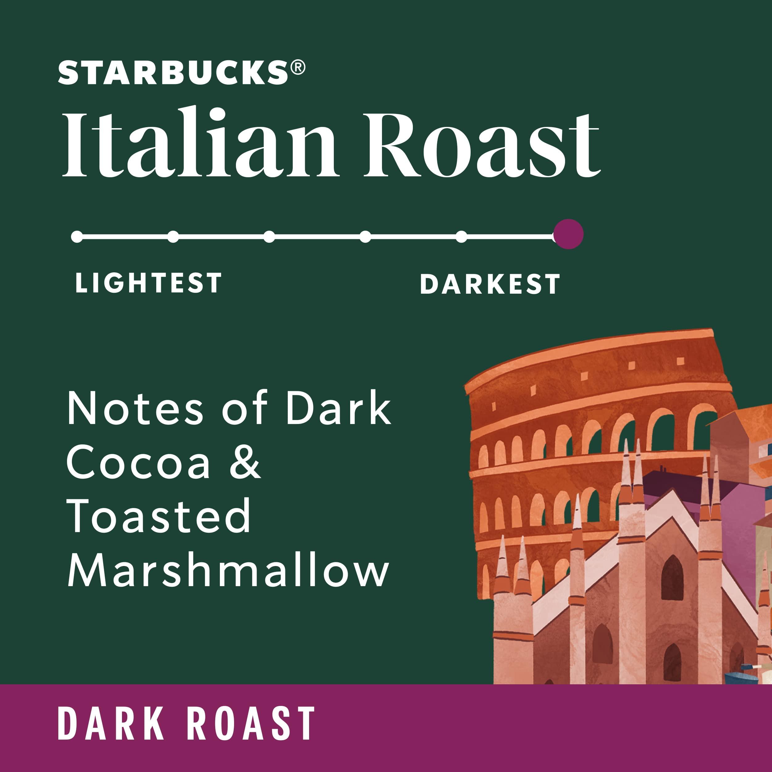 Starbucks Ground Coffee, Dark Roast Coffee, Italian Roast, 100% Arabica, 1 bag (18 oz) - Image 2