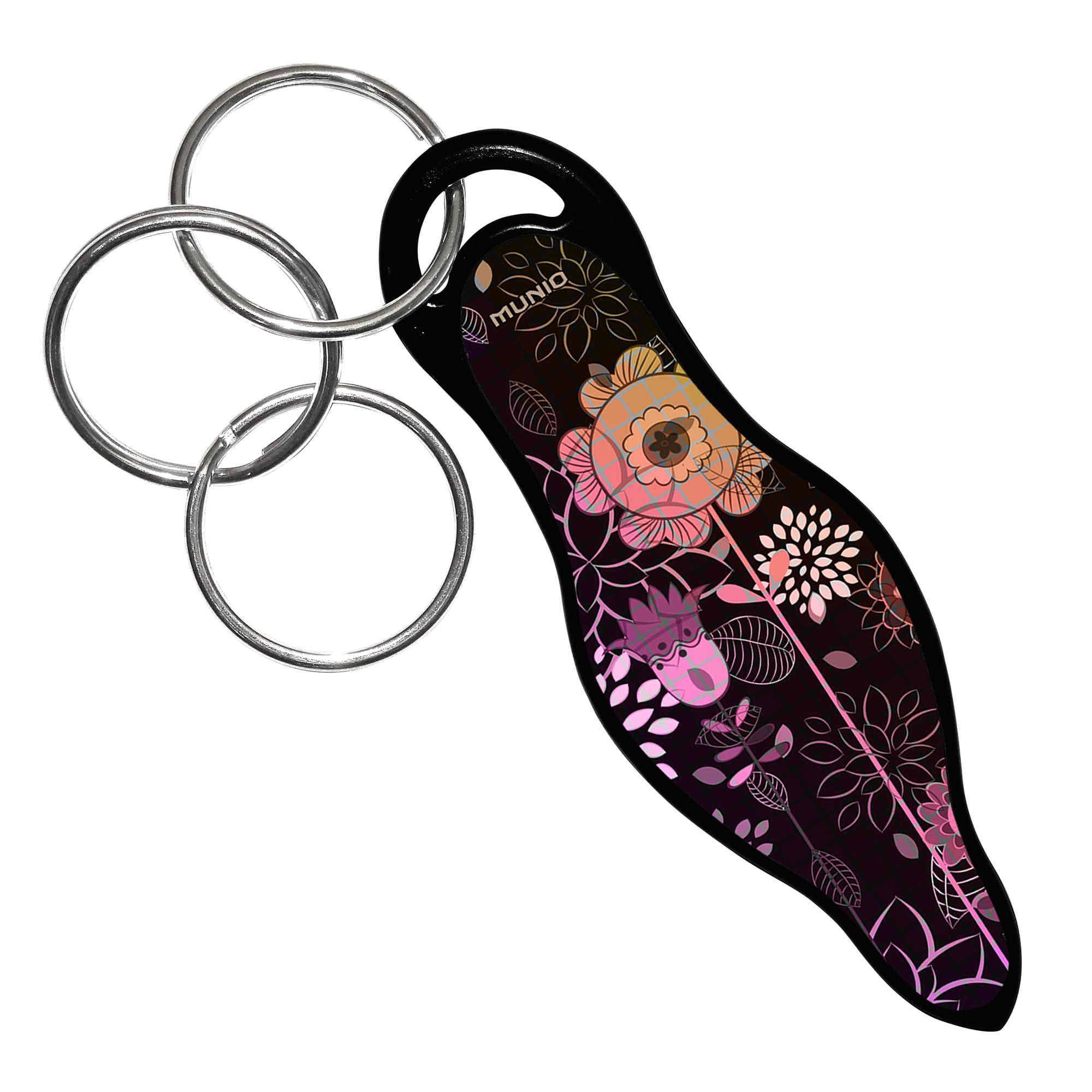 MUNIO Original Self Defense Keychain Kit - Self Protection Personal Safety Essentials, Portable Defense Kubotan
