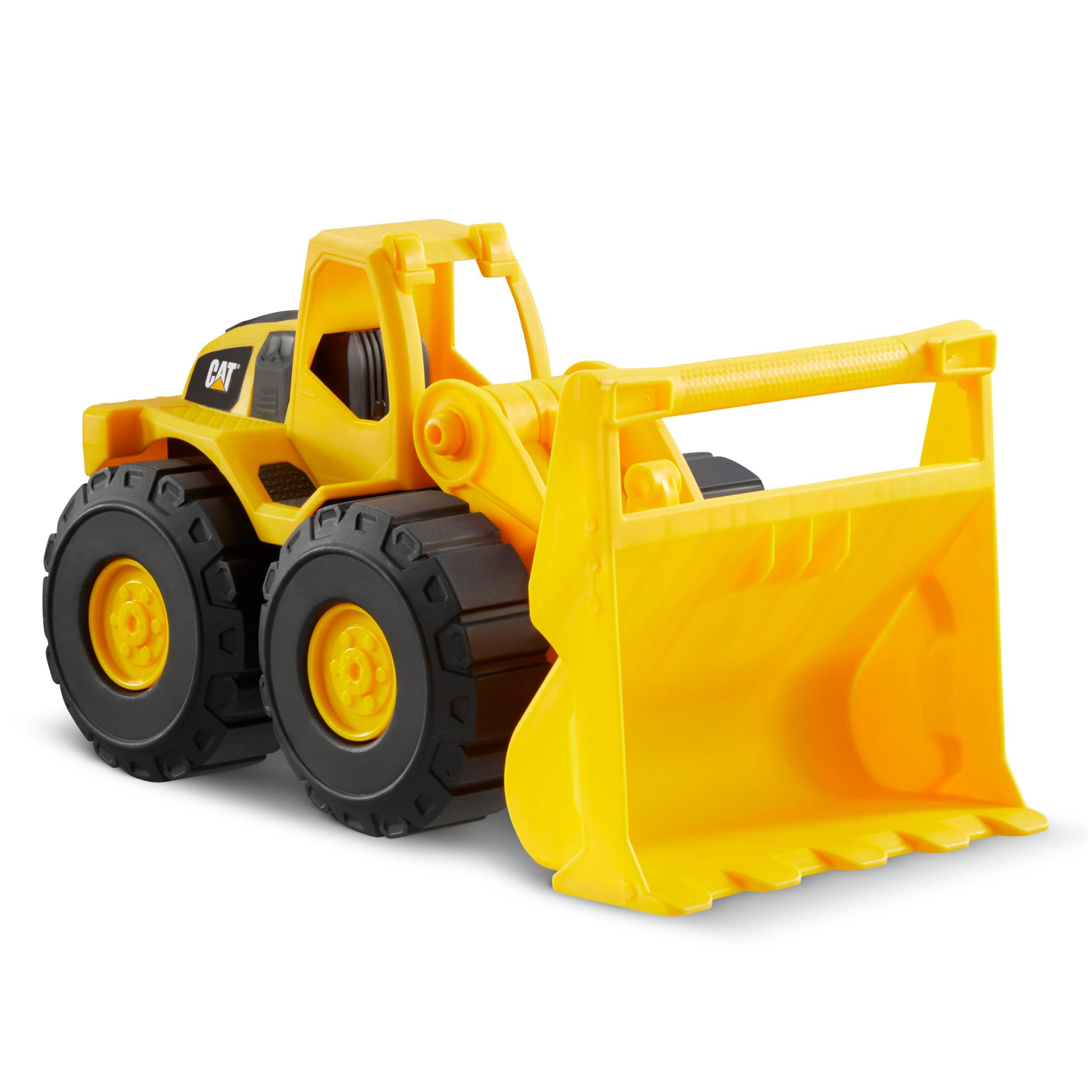CAT Construction Toys, Construction Fleet 10" Front Loader Toy - Heavyâ€‘Duty Plastic, Working Bucket & Freeâ€‘Rolling Wheels, Indoor/Outdoor Sandbox Vehicle for Toddlers & Kids Agesâ€¯2â€¯+ - Image 5