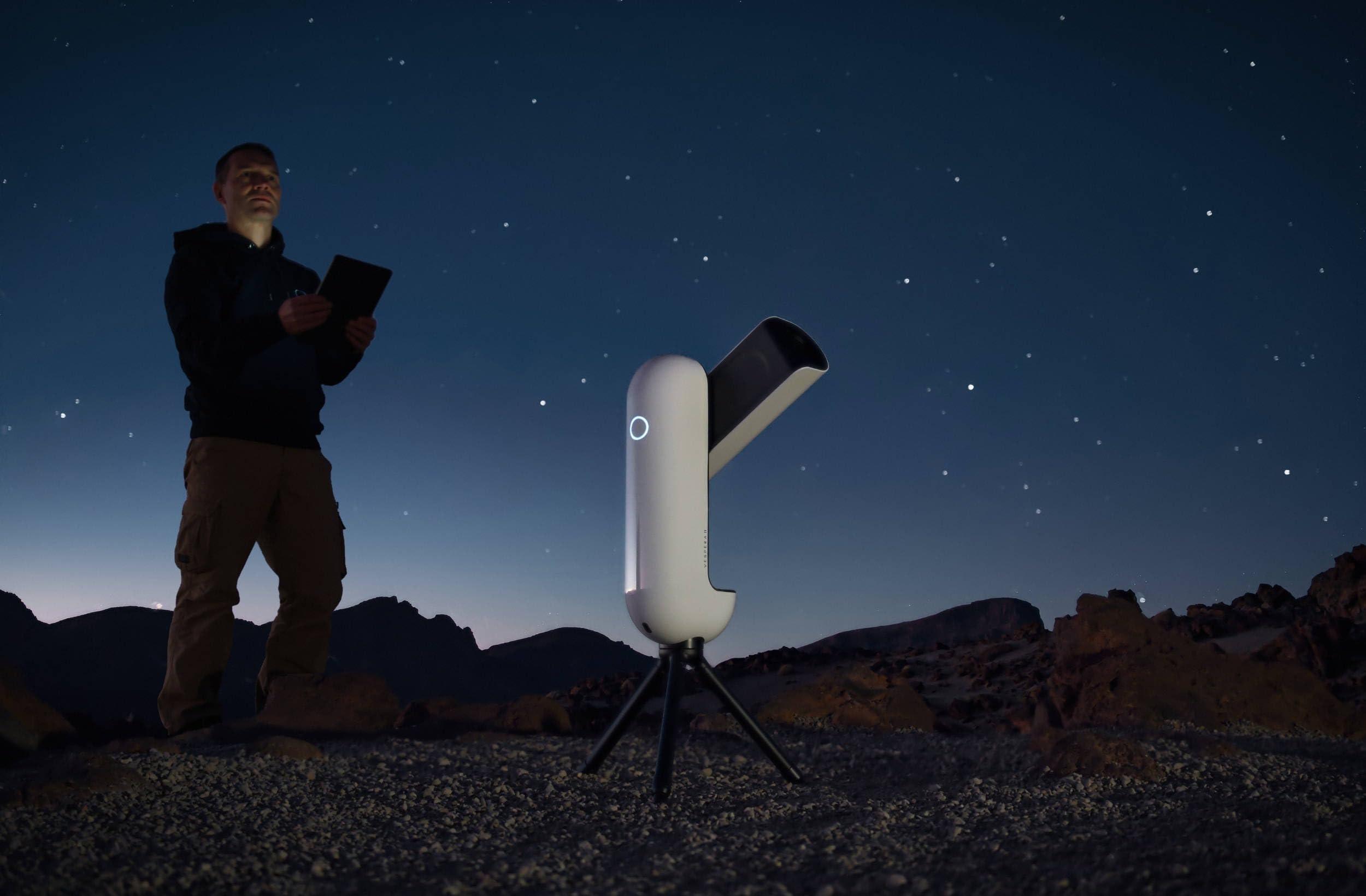 Vaonis Vespera II Smart Telescope - Portable Astronomy Device with App Connectivity - Exploration Station - Fully Automated, and Ultra-Light Bundle with Protective Hard Case, and Tripod (3 Items) - Image 6