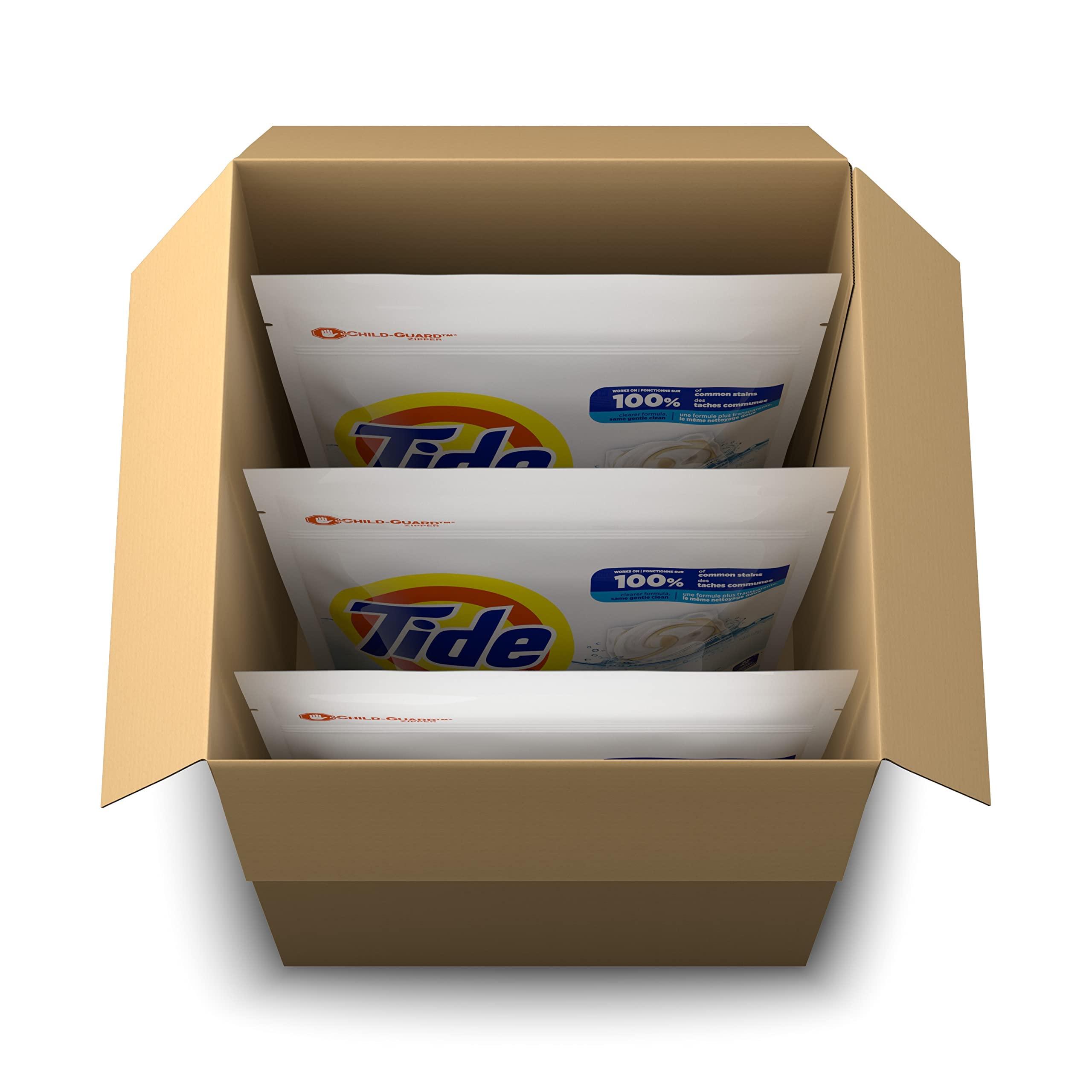 Tide PODS Free & Gentle, Laundry Detergent Soap Pods, Unscented, 3 Bag Value Pack, 111 Count, HE Compatible - Image 11