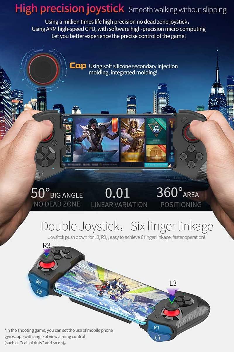 Megadream Mobile Gaming Controller for iPhone iOS Android PC Wireless Gamepad Joystick for iPhone 16/15/14/12, iPad, MacBook, Galaxy S22/S21/S20, TCL, Tablet, PC - 18+ Hour Battery Life - COD - Image 3