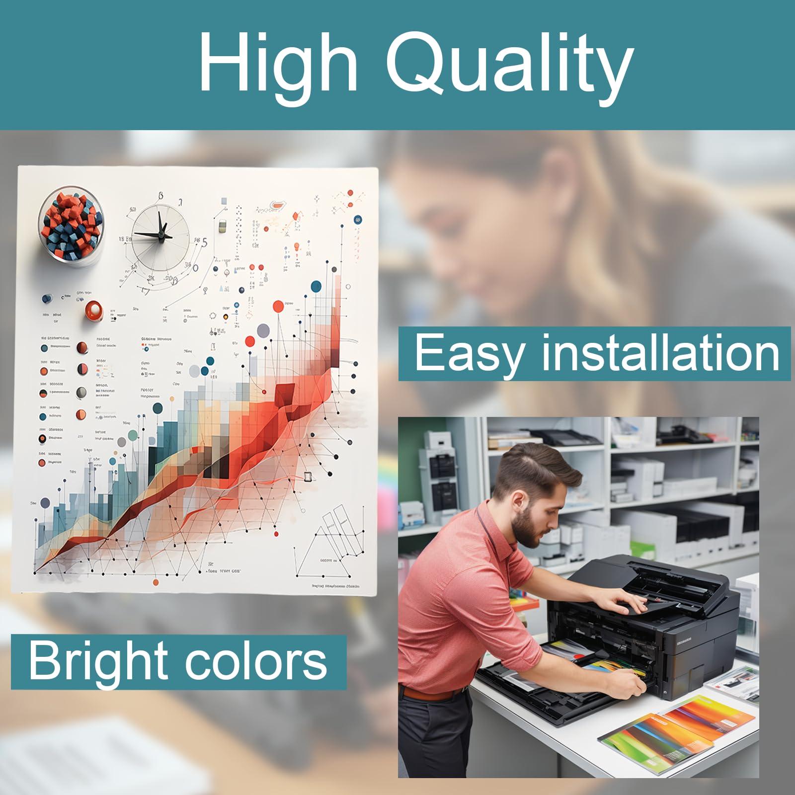 B600 Toner Cartridge Compatible for Xerox B600 106R03942, Reliable Performance Compatible for Xerox Versalink B600 B605 B610 B615 Printer, High Yield 25900 Pages (Black 4Pack) - Image 6
