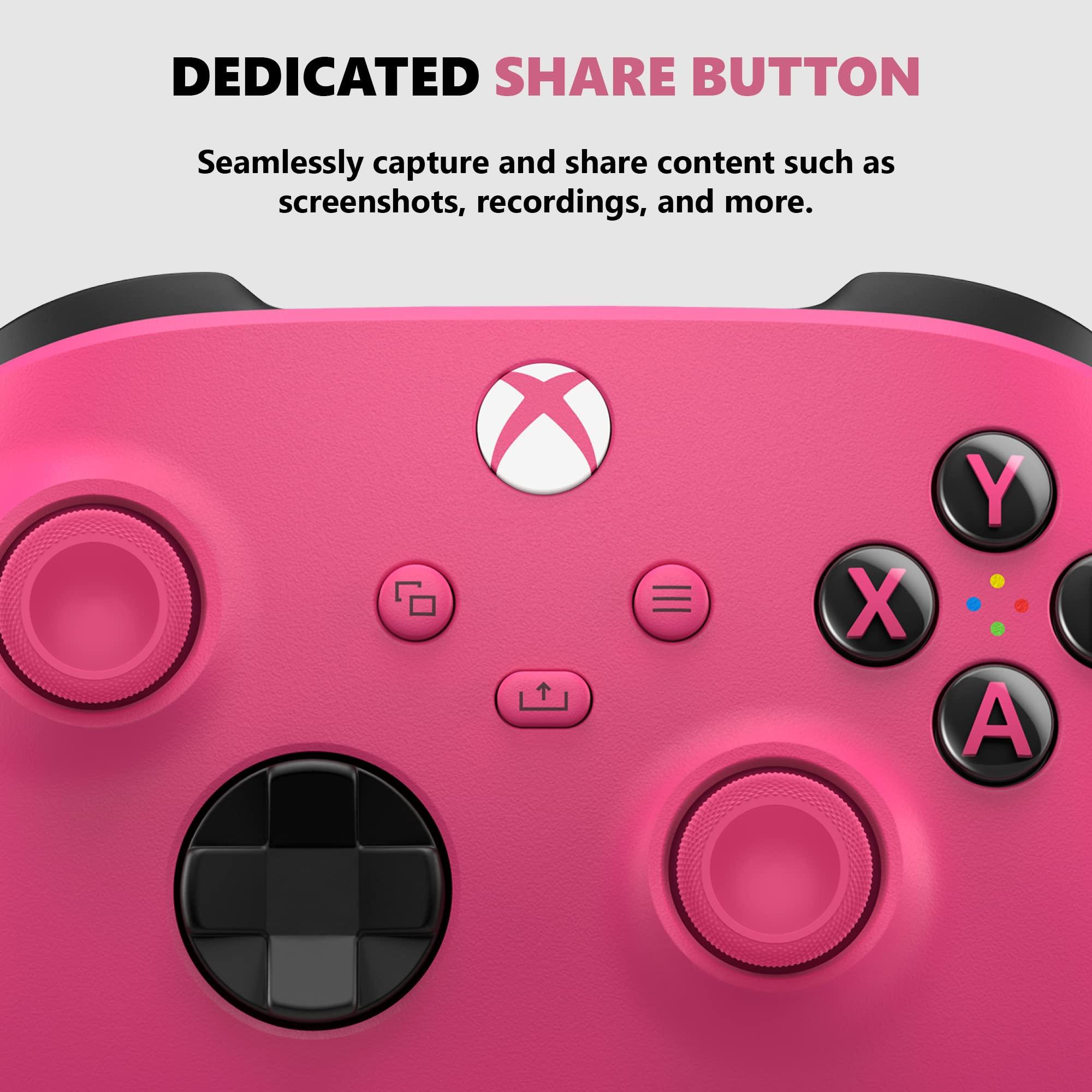 Xbox Core Wireless Gaming Controller – Deep Pink Series X|S, One, Windows PC, Android, and iOS - Image 5