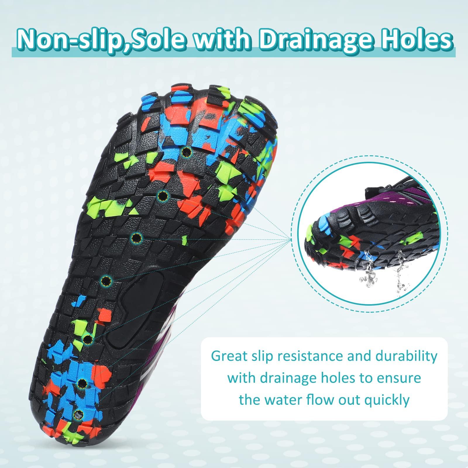 ziitop Water Shoes for Men Women Beach Barefoot Swim Rock Climbing Pool Shoes Socks, Anti-Slip Breathable Quick Dry Lightweight Slip-on, Outdoor Sport Hiking Walking Boating Fishing Diving Surfing - Image 5