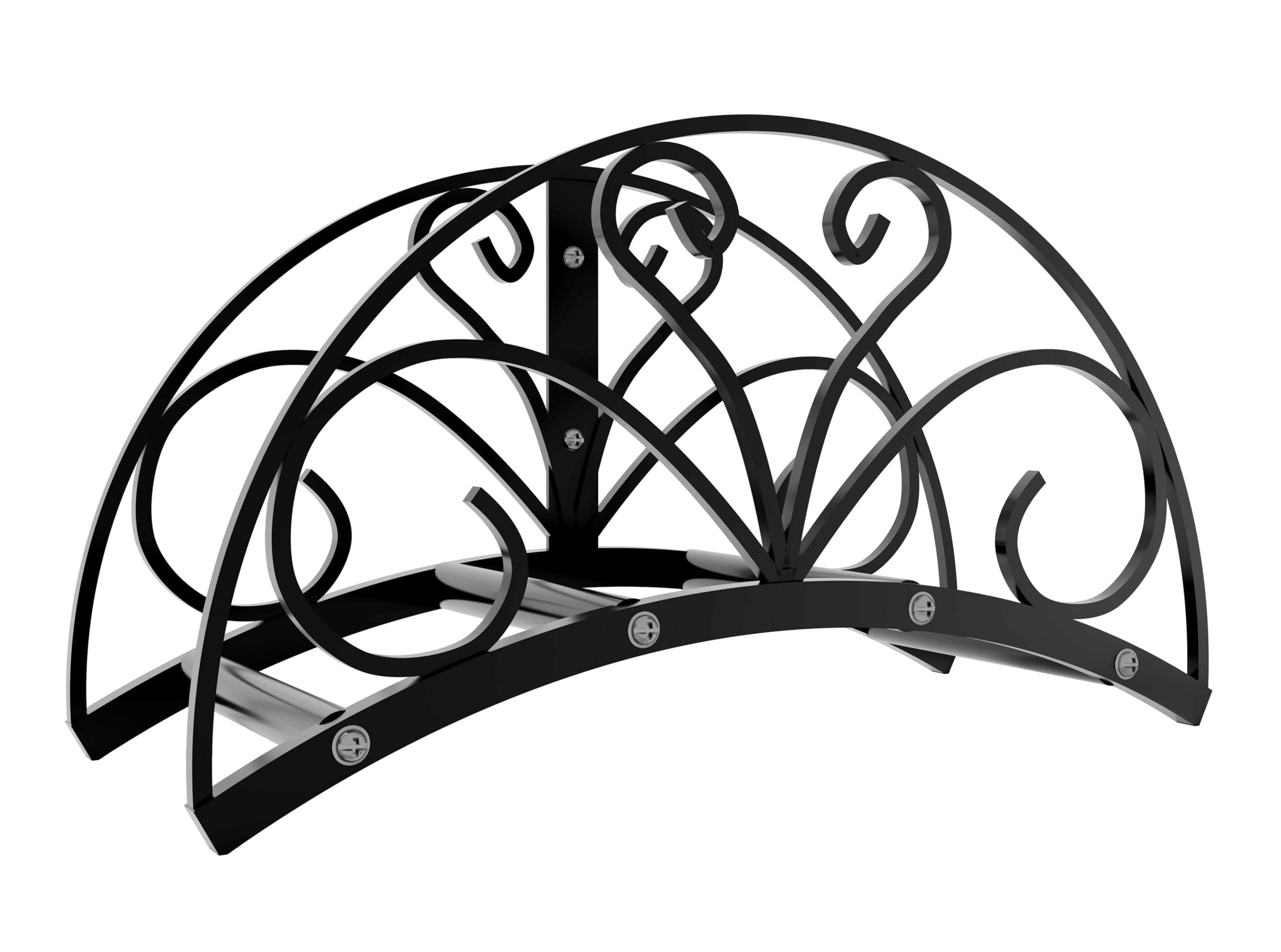 Fire Beauty Hose Holder,Water Hose Holder,Solid Metal Hose Hanger,Wall Mount Decorative Garden Hose Storage,Hose Reel Hose Organizer for Outside Yard - Image 8