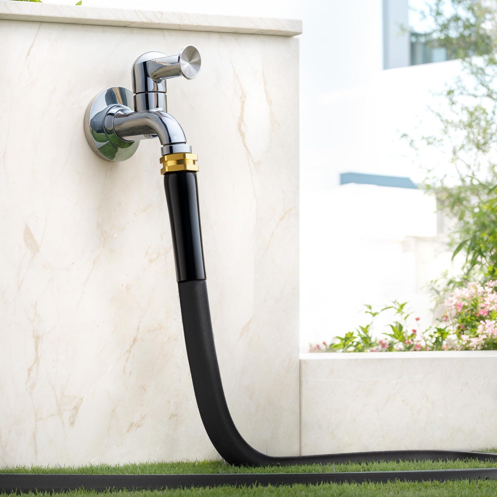 Haeteir 2025 Upgraded 50FT Non-Expanding Garden Hose, Lightweight, Flexible Ultra-Light Water Hose, Burst-Resistant, Lead-Free, Anti-Kink, High-Pressure - Image 2