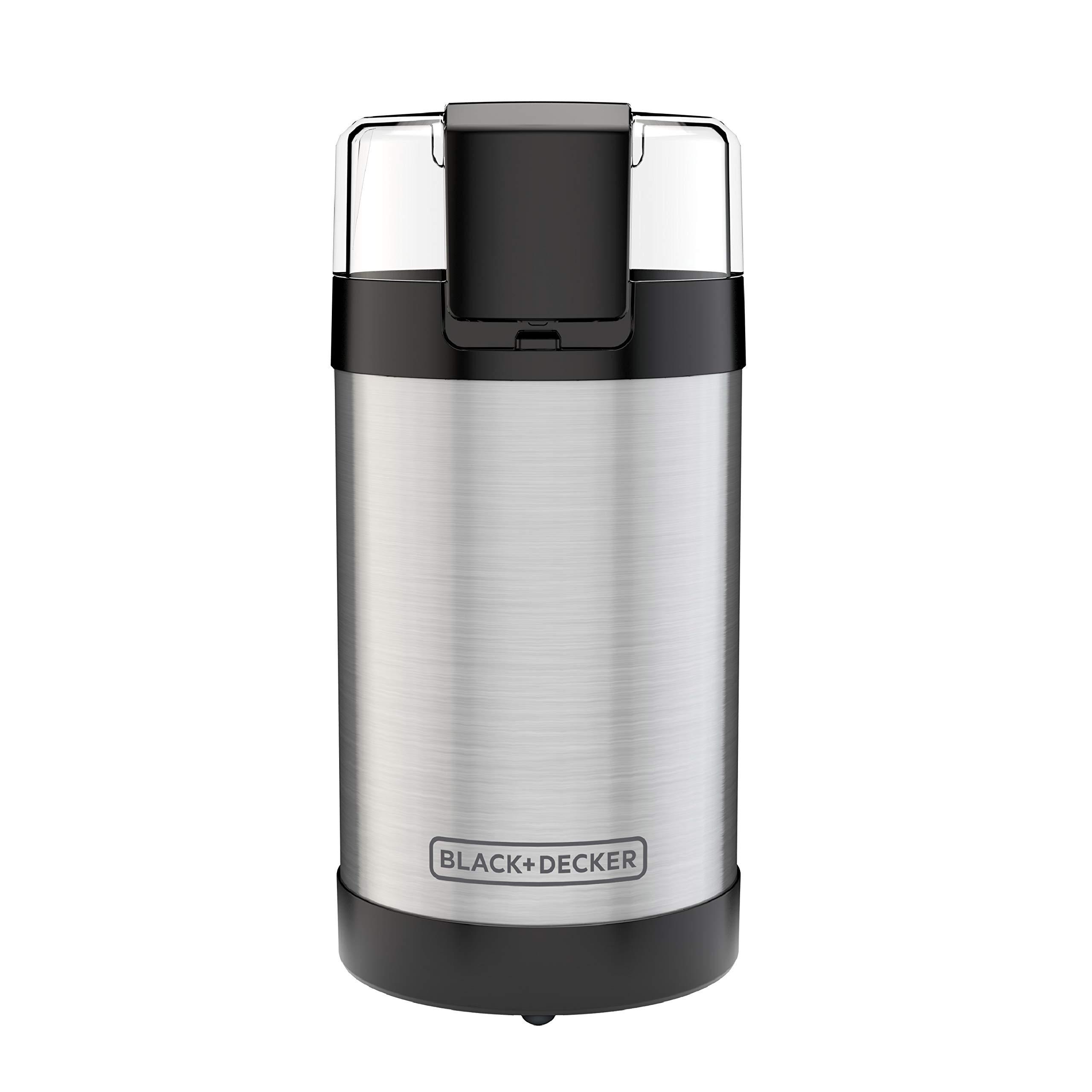 BLACK+DECKER One Touch Coffee Grinder, 2/3 Cup Coffee Bean Capacity, Spice Grinder, One Touch Push-Button Control -150 Watts -Stainless Steel Blades - Image 8