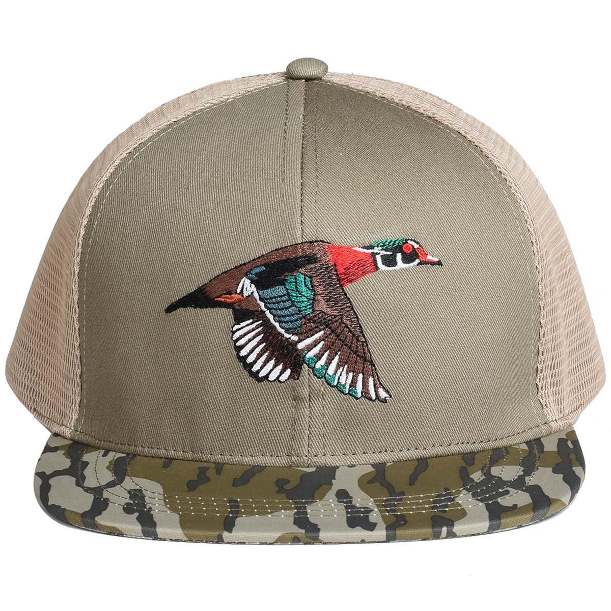 EDTREK Outdoorsman Pro Trucker Breathable Mesh Performance Cap - Flat Brim Snapback Hat - Image 2