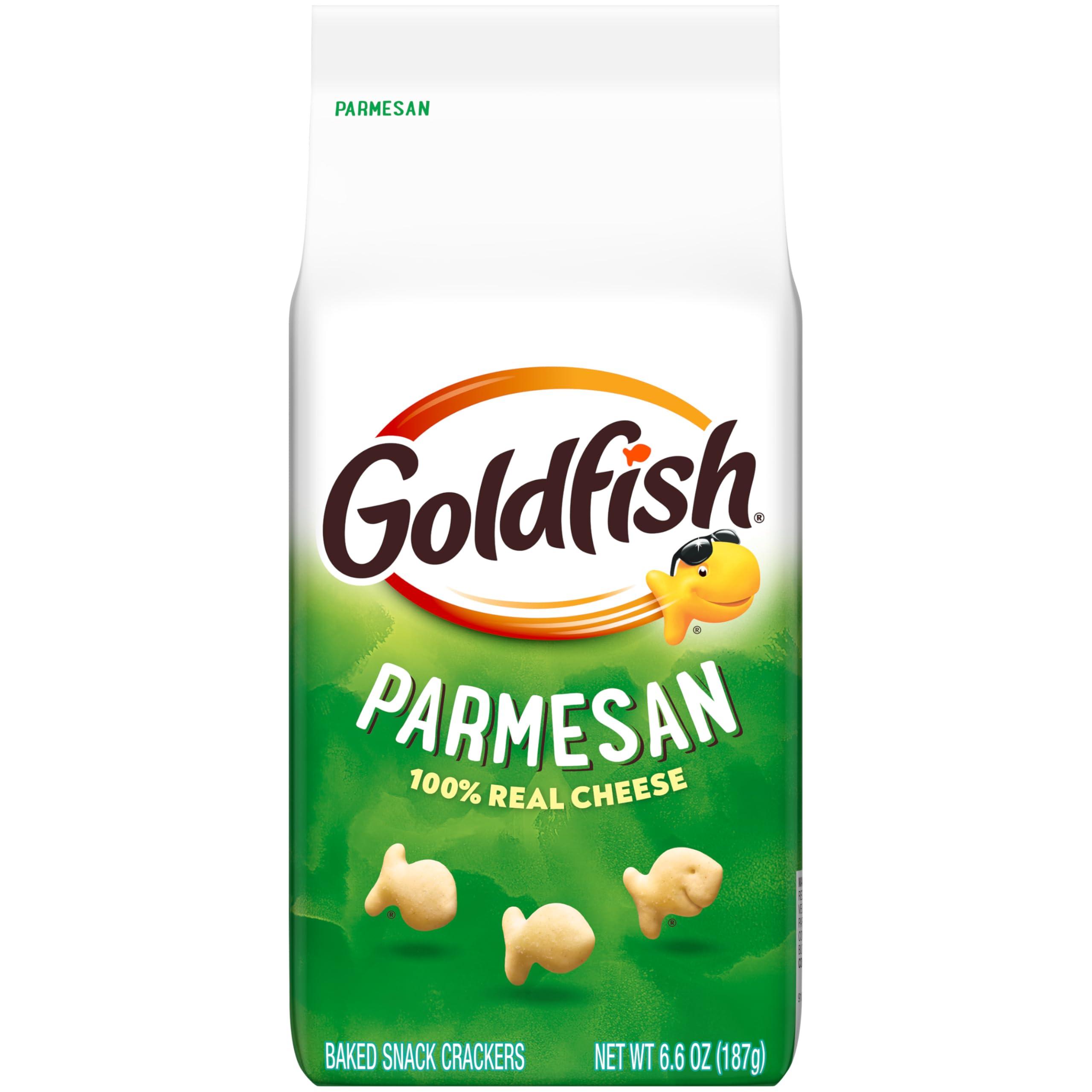 Goldfish Parmesan Crackers, Snack Crackers, 6.6 oz bag
