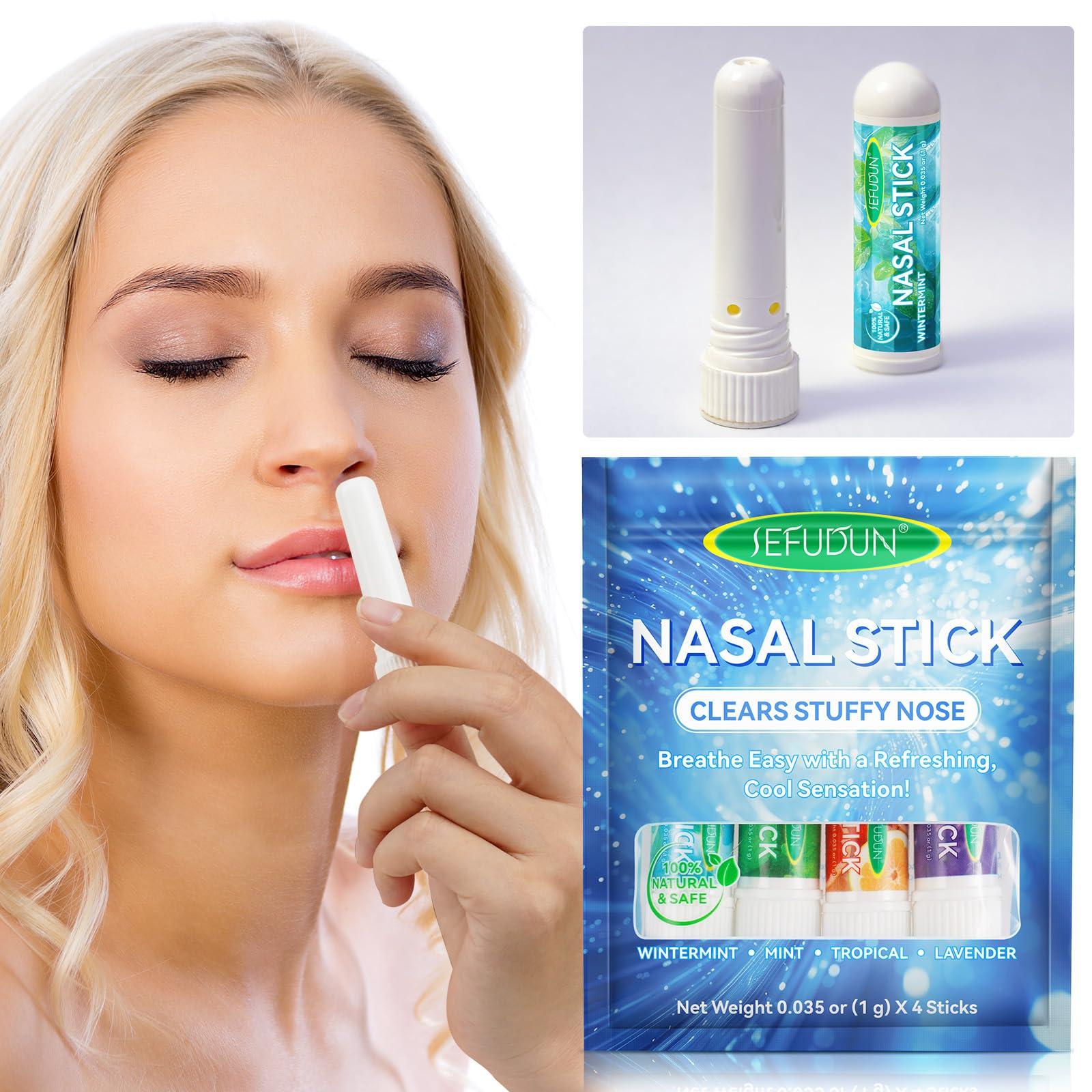 NIFEISHI Nasal Stick Boost Energy Set, Nose Inhaler Stick, Nasal Stick Inhaler for Daily Refreshment, Natural Mint Nasal Sticks for Breathing, 4pcs - Image 3