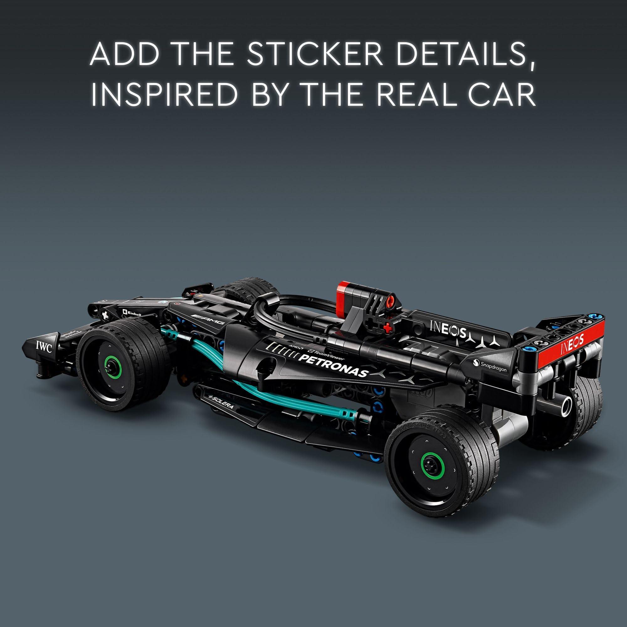 LEGO Technic Mercedes-AMG F1 W14 E Performance Pull-Back Car Toy, Vehicle Building Set for Boys and Girls, Mercedes Race Car Toy Model, Gift for Kids Ages 7 and Up, 42165 - Image 4