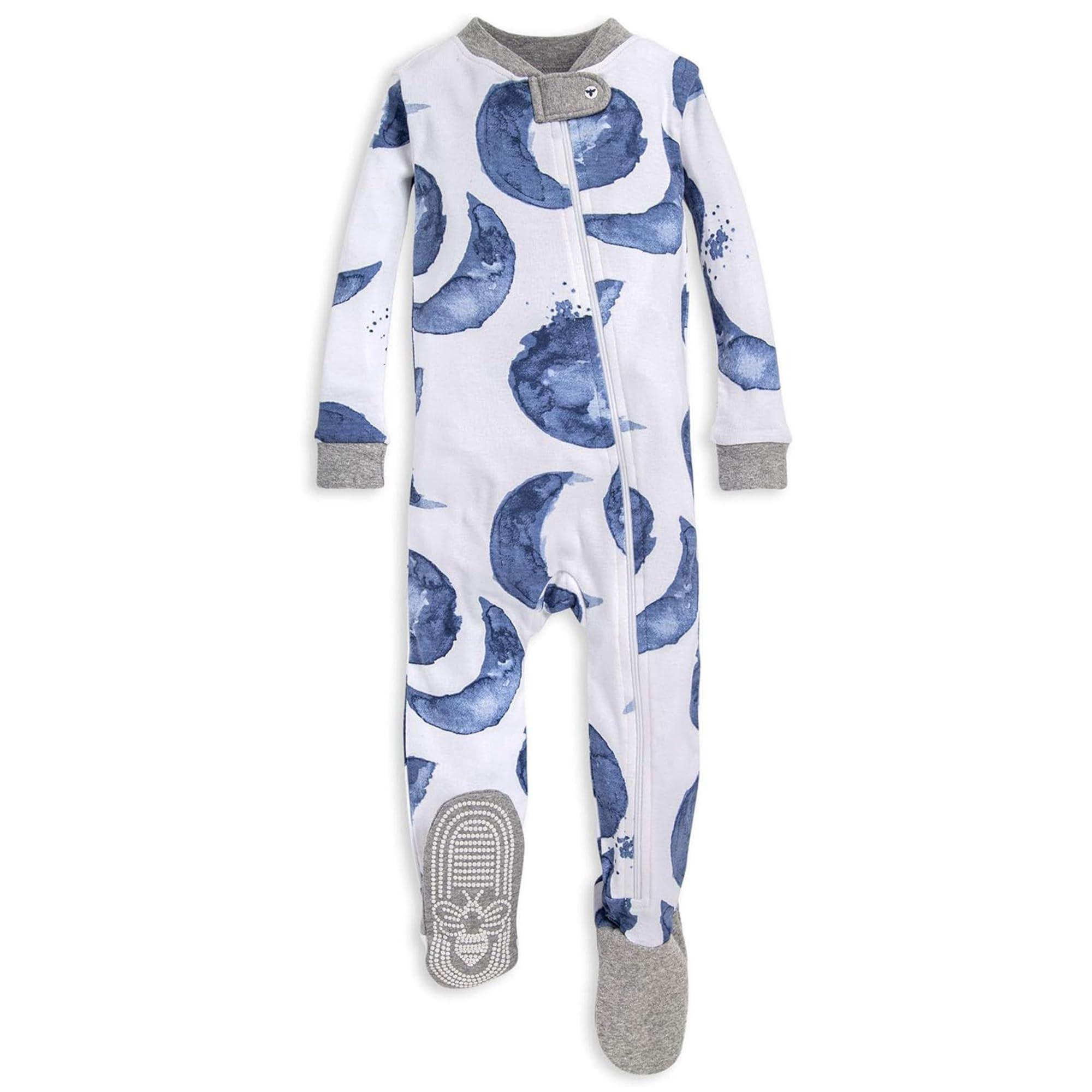 Burt's Bees Baby Boys' Snug Fit One-Piece Footed Non-Slip Sleeper