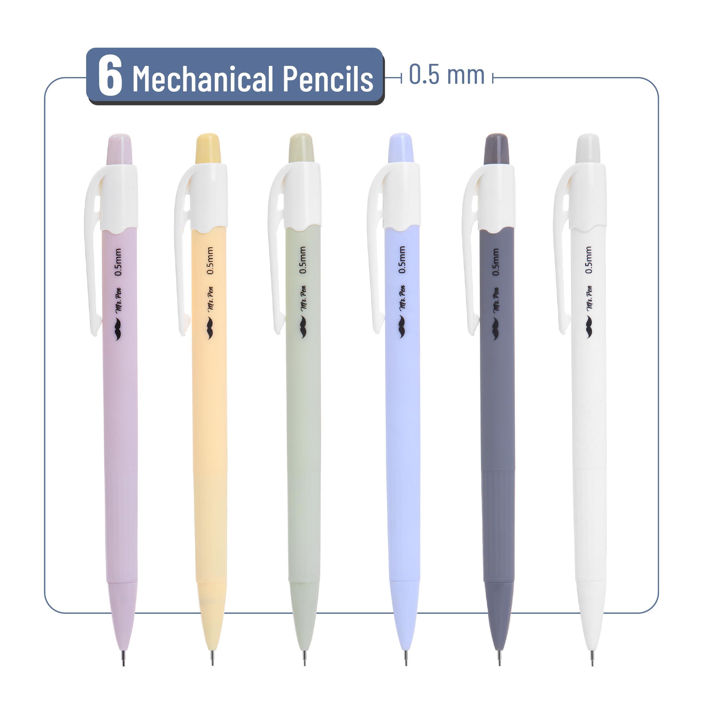 Mr. Pen- 0.5mm Mechanical Pencil Set, 6 Pack, Macaron Pastel, Cute Mechanical Pencils 0.5mm, Lead Pencils 0.5 - Image 3