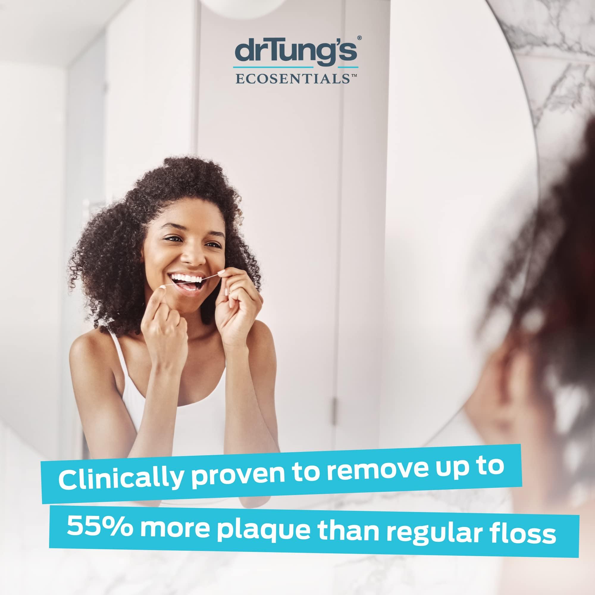 DrTung's Smart Floss - Natural Floss, PTFE & PFAS Free Floss, Gentle on Gums, Expands & Stretches, BPA Free - Natural Dental Floss Cardamom Flavor (Pack of 3) - Image 6