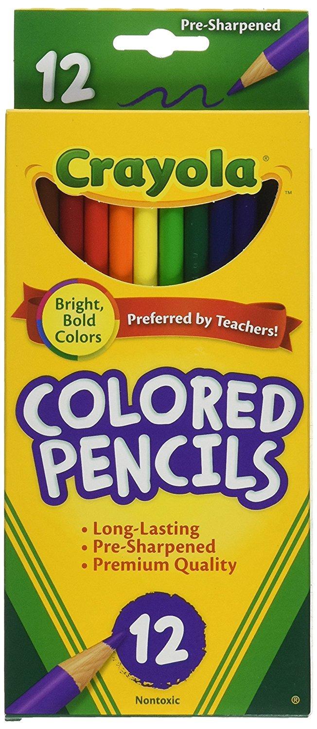 Crayola 68-4012 Colored Pencils, 12-Count, Pack of 3, Assorted Colors