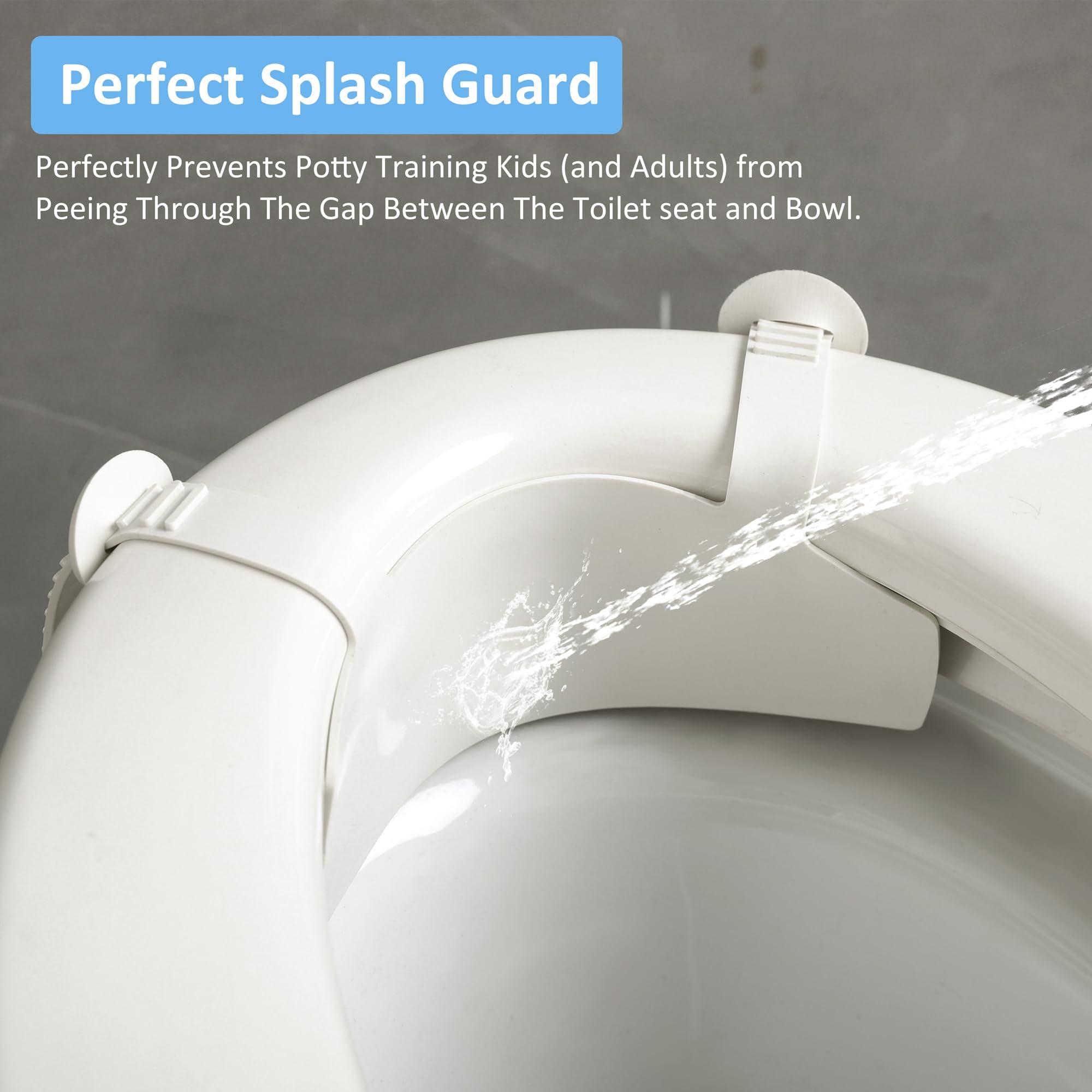 Doytn Universal Pee Deflector for Toilet Seat with Toilet lid Lifter, Toilet Splash Guard Prevents Kids and Adult from Peeing Splash Size ：11.5 * 8.3”(2PCS) - Image 4