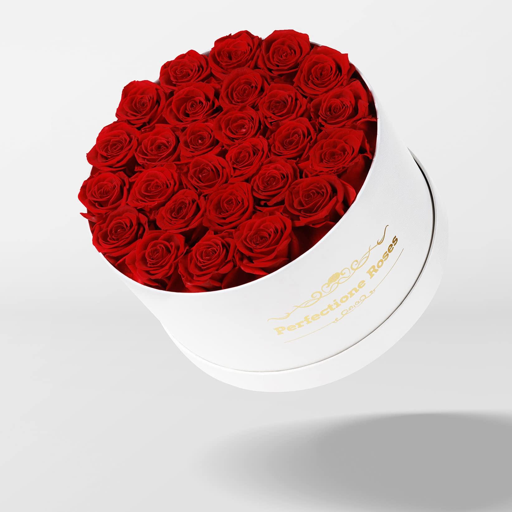 Perfectione Roses 27 Roses in a Box, Mothers Day Rose, Preserved Flowers for Her, Flowers for Delivery Birthday Gifts for Women (Red) - Image 3