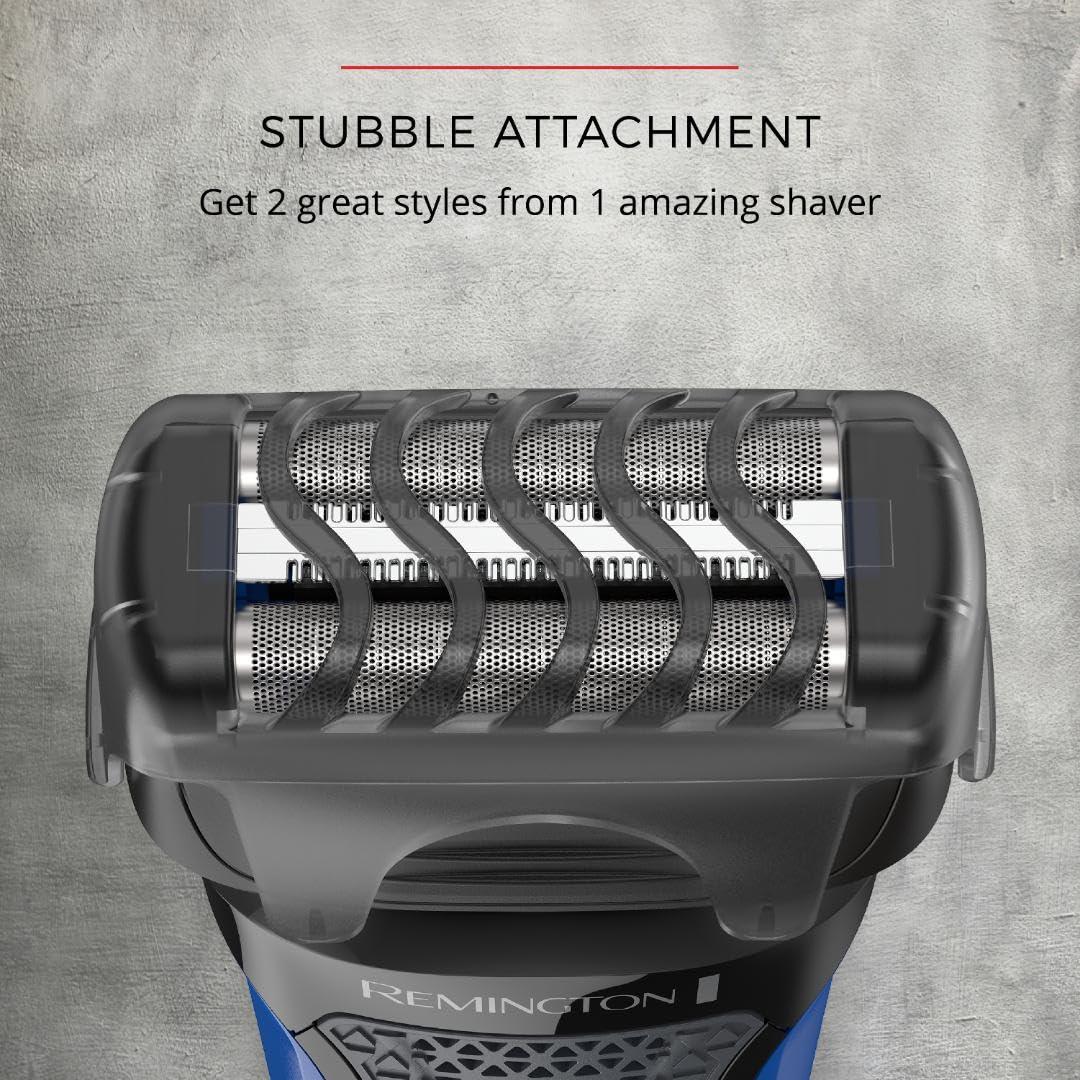Remington Comfort Series Foil Shaver for Men, Electric Shaver, Pop-up Trimmer, Blue, PF7400E - Image 3