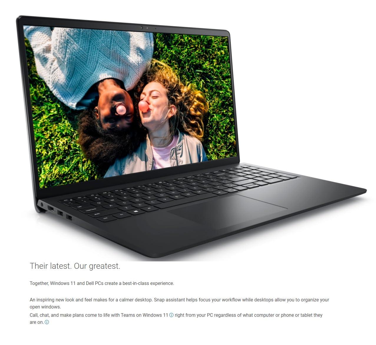 Dell 2023 Inspiron 15 Business Laptop, 15.6" 1920x1080 FHD, 12th Gen Intel i5-1235U 4.4 GHz,16G RAM, 512G SSD, Win 11 Pro, Webcam, Bluetooth, Carbon Black - Image 8