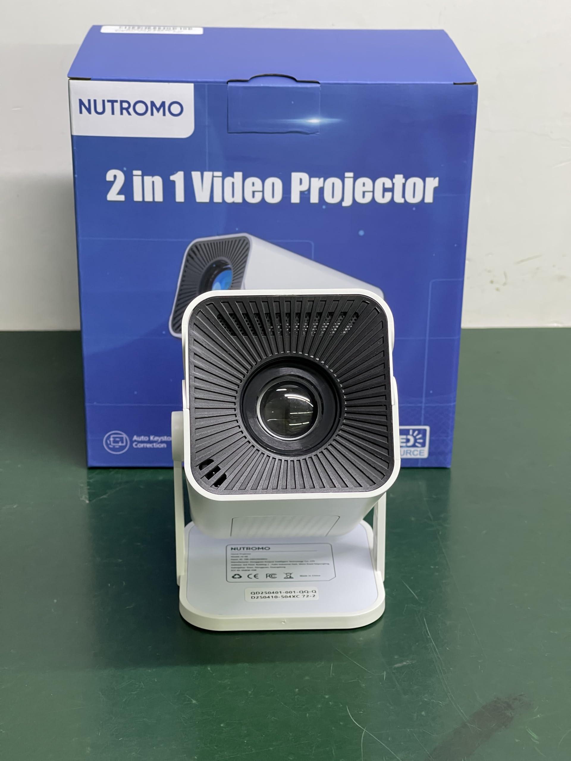 [Built-in Apps & Electric Focus] Smart Mini Projector with WiFi and Bluetooth, 270°Rotatable Portable Movie Projector 1080P Support, Auto Keystone Proyector for Smartphone/TV Stick/Laptop/HDMI - Image 8