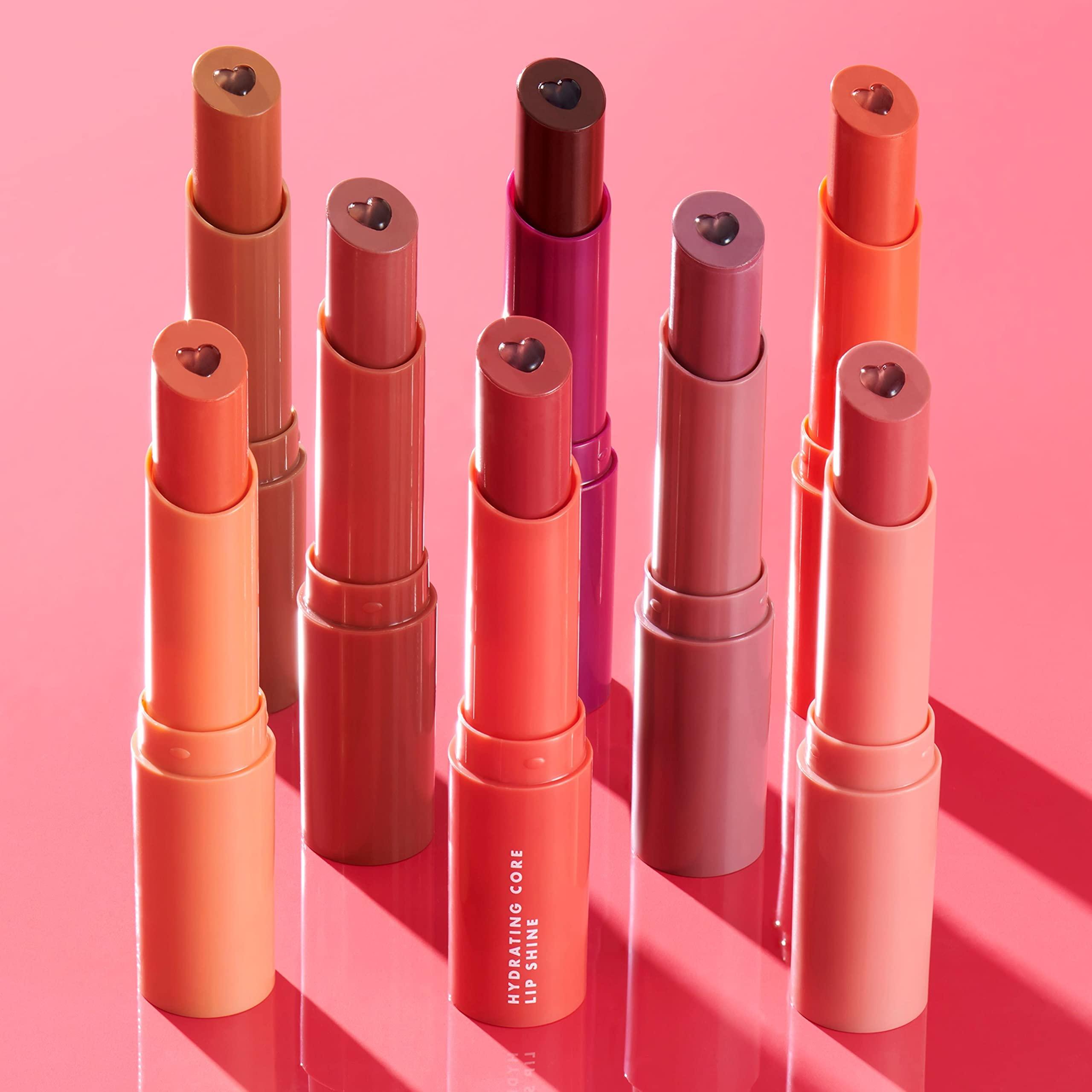e.l.f. Hydrating Core Lip Shine, Conditioning & Nourishing Lip Balm, Sheer Color Tinted Chapstick, Ecstatic, 0.09 Oz - Image 7