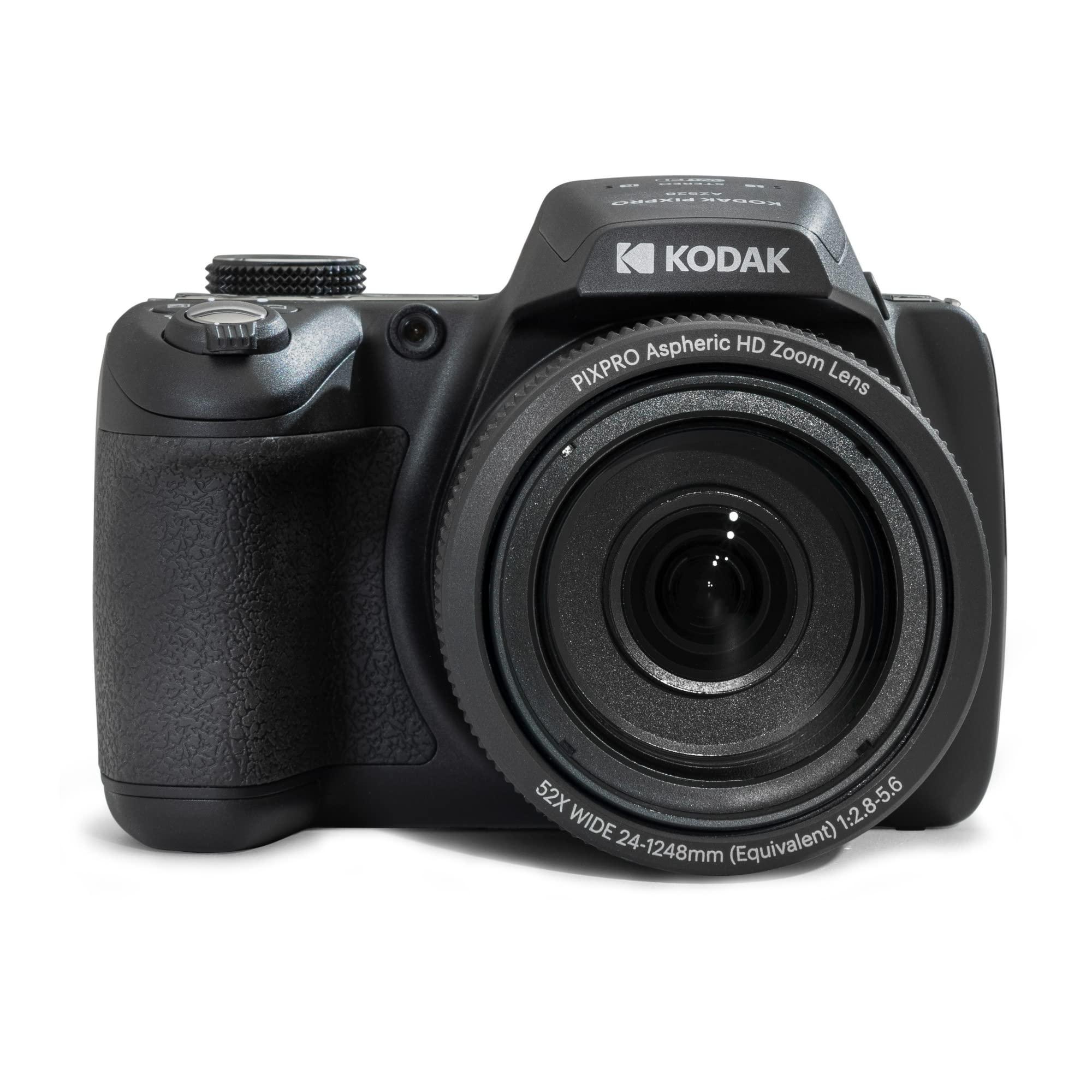 Kodak PIXPRO Astro Zoom AZ528-BK 16 MP Digital Camera with 52x Optical Zoom 24mm Wide Angle Lens 6 fps Burst Shooting 1080P Full HD Video Wi-Fi Connectivity and a 3" LCD Screen (Black)