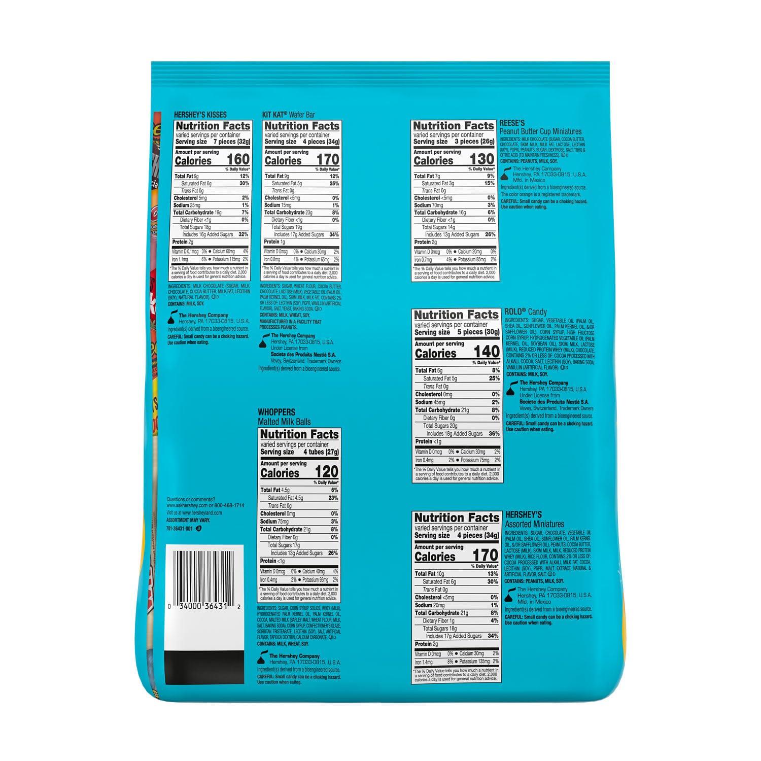 Hershey Assorted Flavored, Easter Candy Bulk Bag, 64.5 oz (270 Pieces) - Image 2