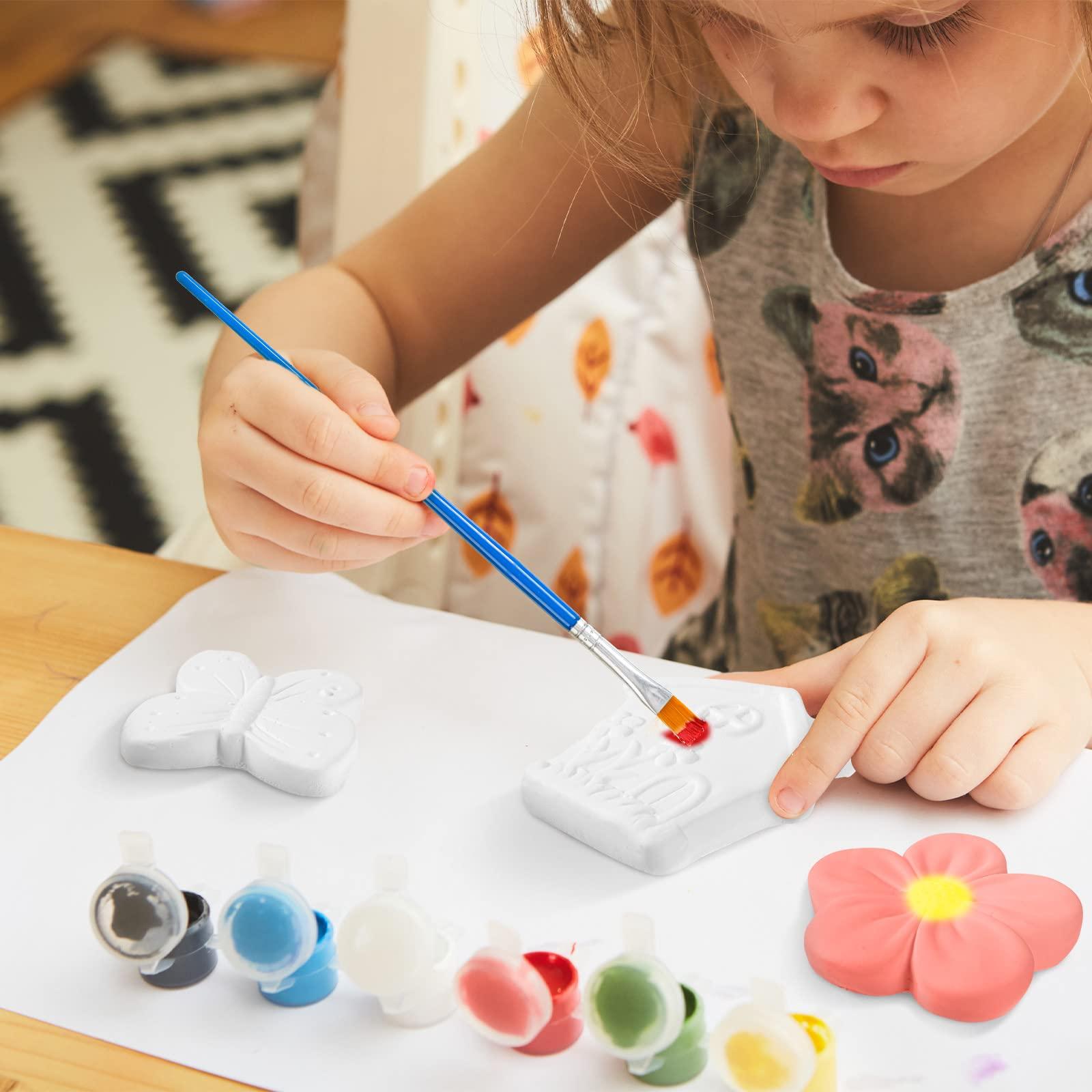 Sinmoe 12 Sets Spring Ceramic Painting Kit for Kids Paint Your Own Figurine Butterfly Flower Sunflower Insect Bisque Ceramic for Adult Toddler Preschool Boys Girls DIY Art Craft Project Party Favor - Image 6