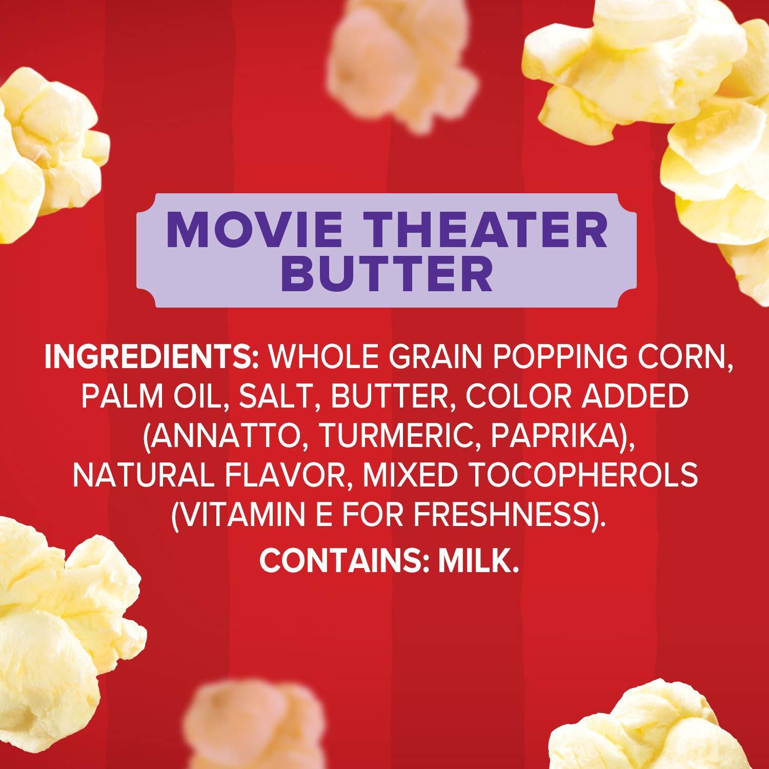 Orville Redenbacher’s Microwave Popcorn + Tub, Movie Theater Butter Flavor, 3.9 oz - Image 6