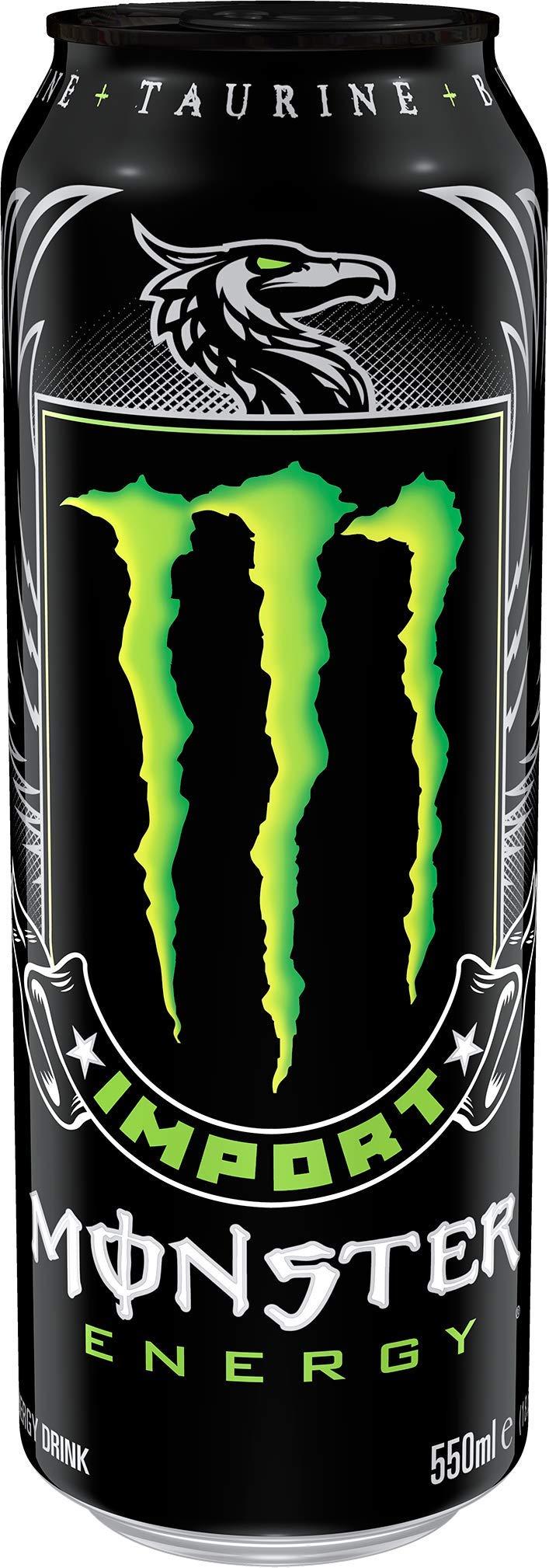 Monster Energy Import, Energy Drink, 18.6 Ounce (Pack of 12) - Image 3