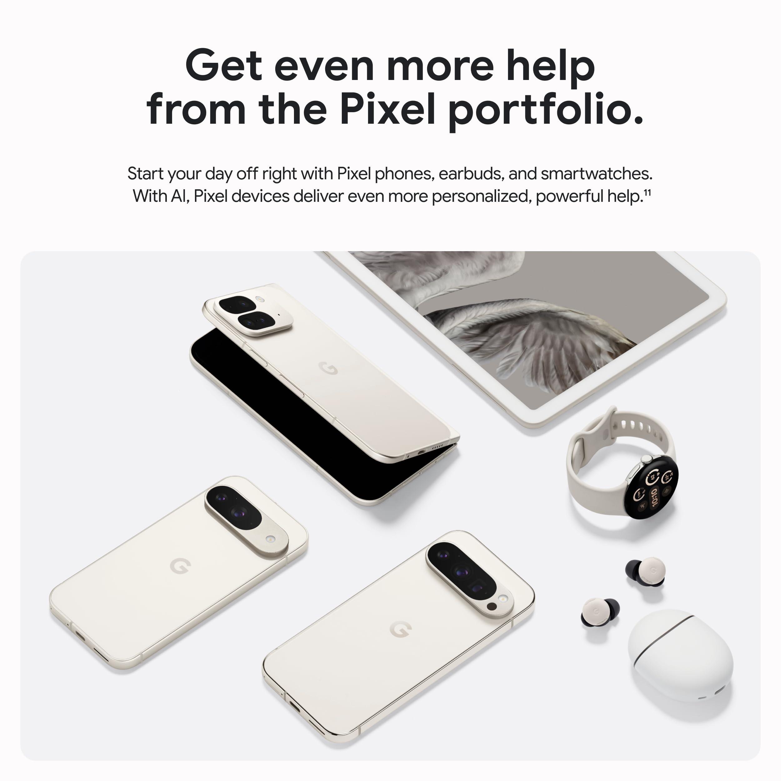 Google Pixel 9 - Unlocked Android Smartphone with Gemini, 24-Hour Battery, Advanced Camera, and 6.3" Actua Display - Obsidian - 128 GB - Image 9