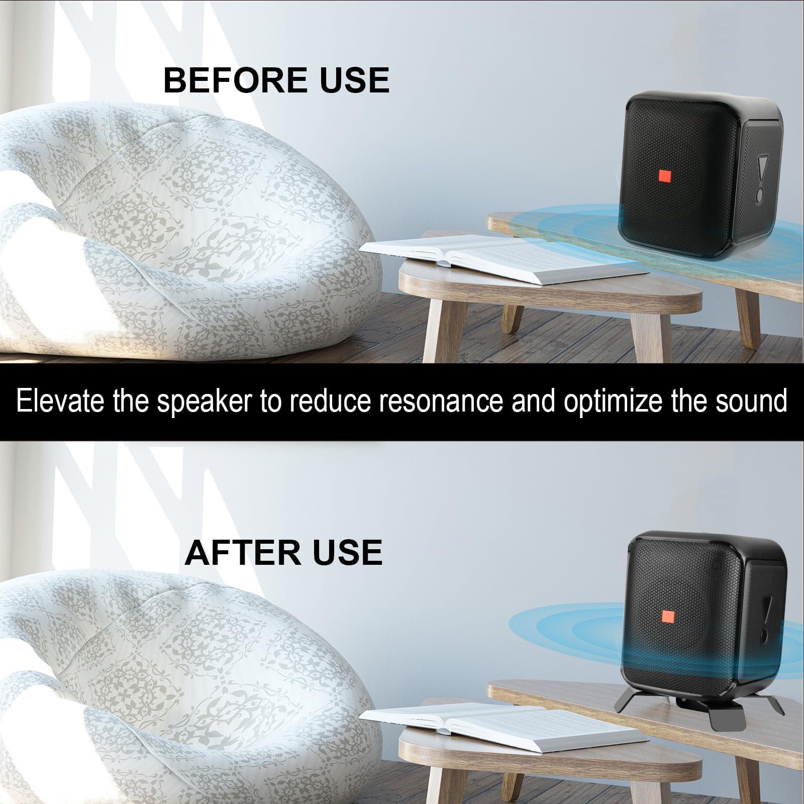 TXEsign Accylic Speaker Holder Stand for JBL PartyBox Encore Essential Portable Party Speaker, Desktop Stand Anti-Slip Base Speaker Display Shelf Table Mount - Image 5