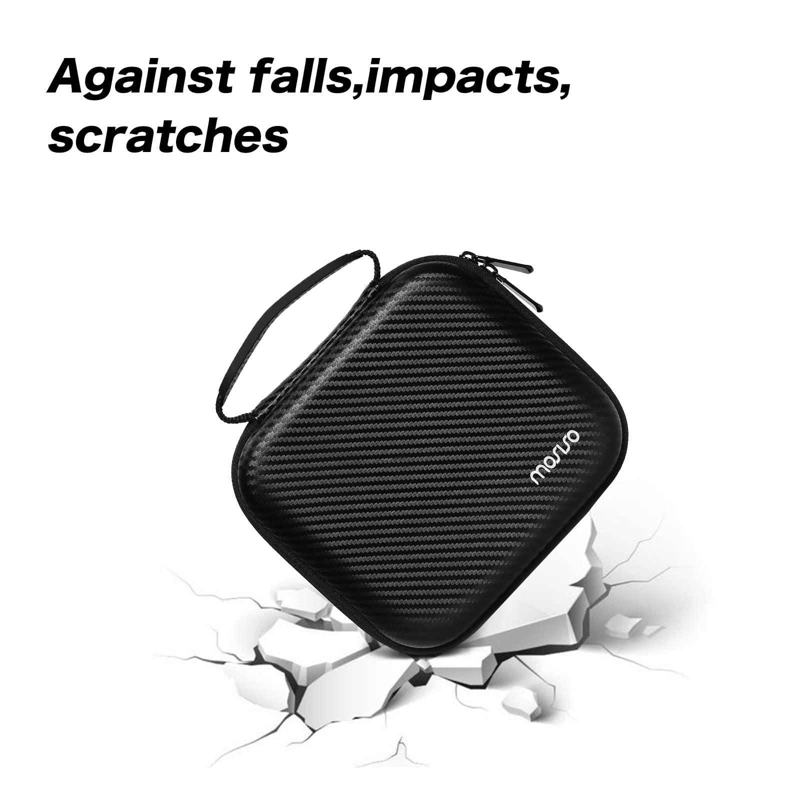 MOSISO Hard Travel Carrying Case Compatible with DJI OM 5 Smartphone Gimbal Stabilizer and Accessories, Portable Waterproof Protective Hard EVA Shell Sleeve Storage Bag with Velvet Interior, Black - Image 6
