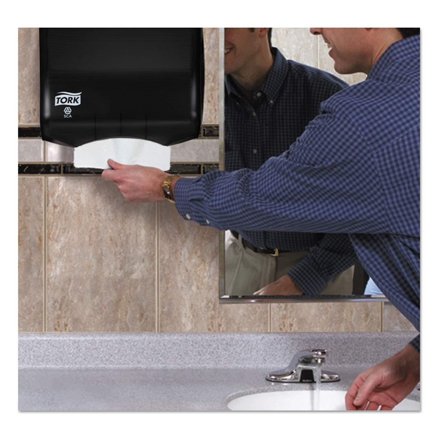 Tork Multifold Hand Towel White H2, Universal, 100% Recycled Fibers, 16 x 250 Towels, MB540A - Image 2