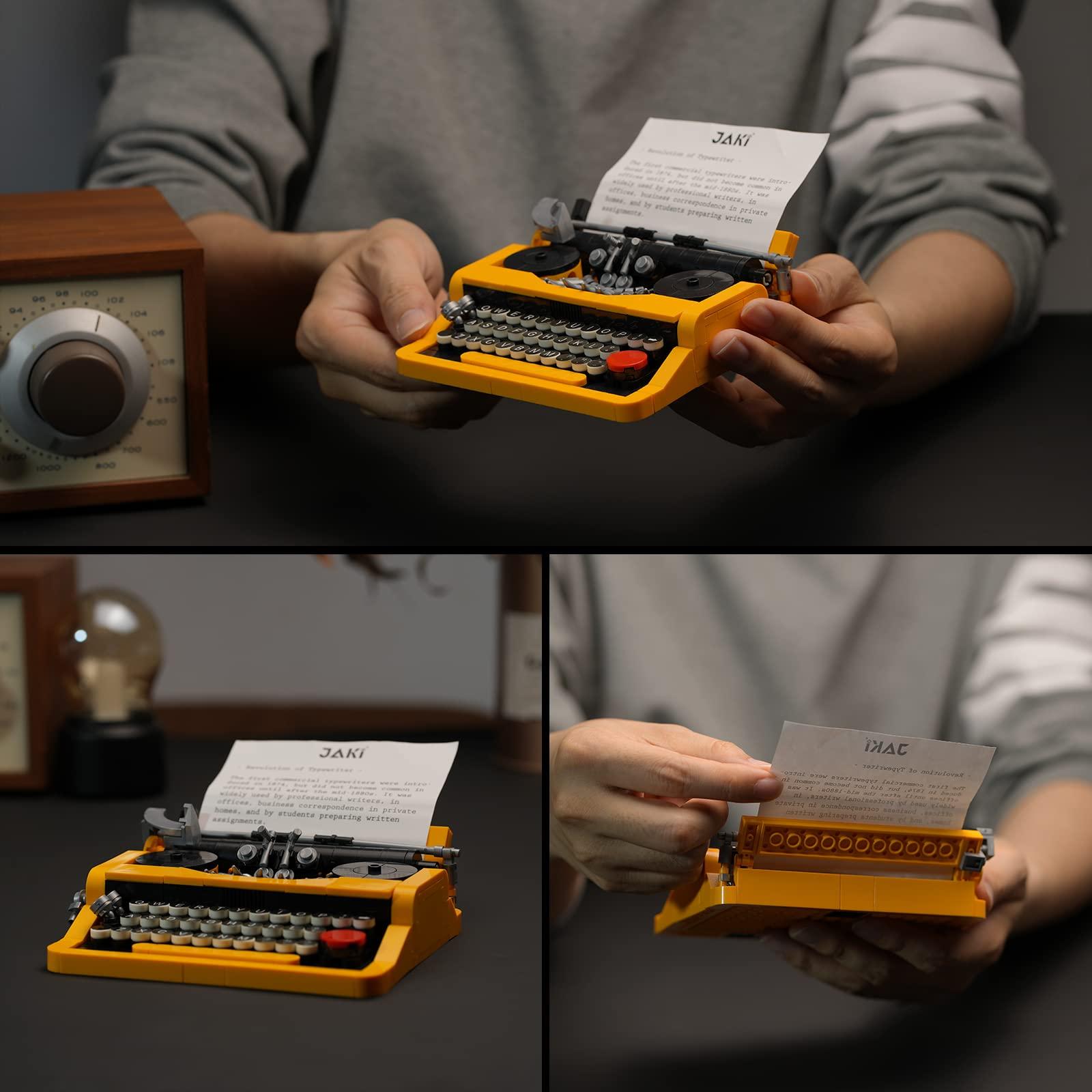 ENJBRICK Typewriter Building Set Compatible with Lego for Adults,Ideas Cute Building Toys for Girls 8-14 Years,Christmas Toys for Kids - Image 5